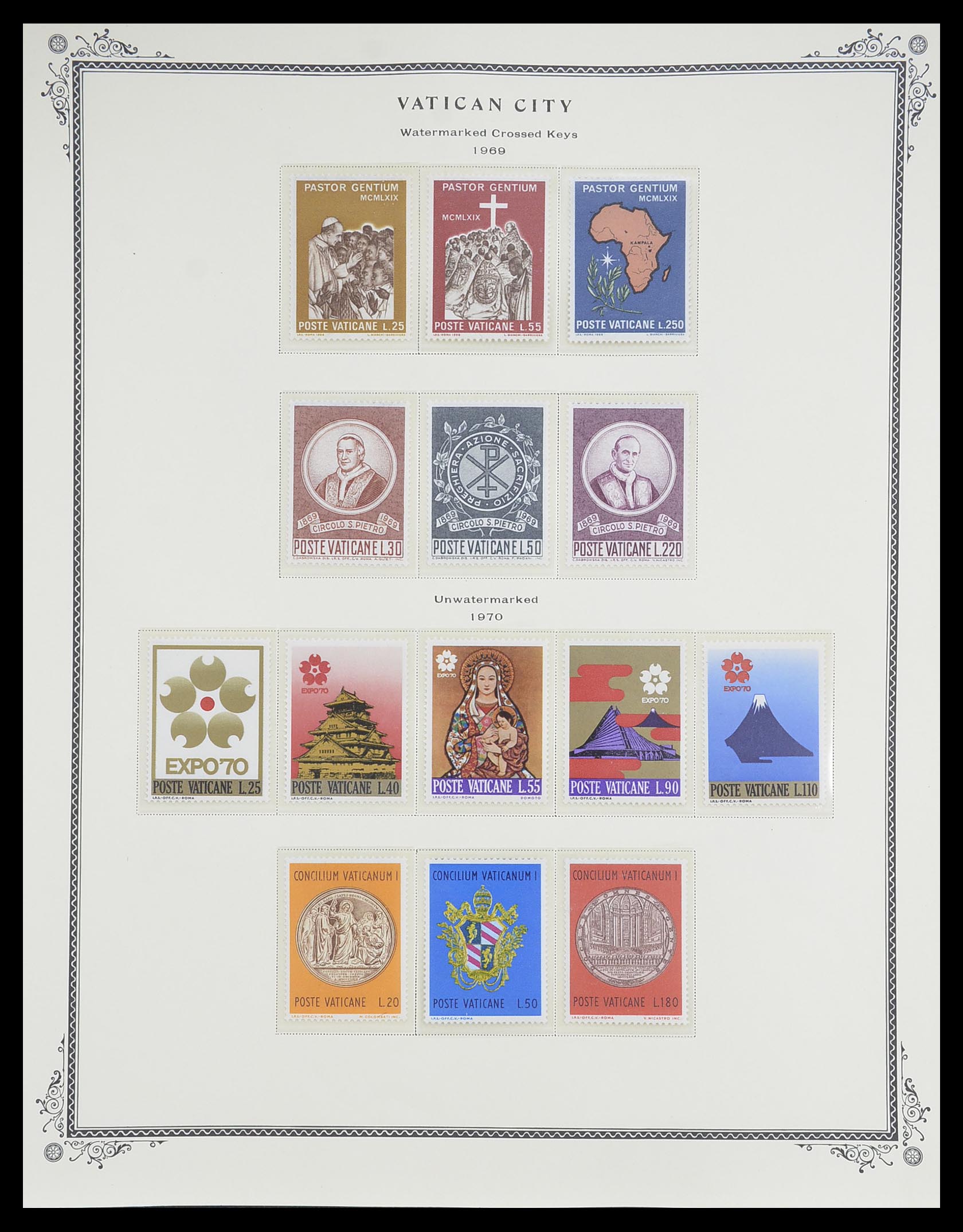 33676 037 - Postzegelverzameling 33676 Vaticaan 1929-1986.