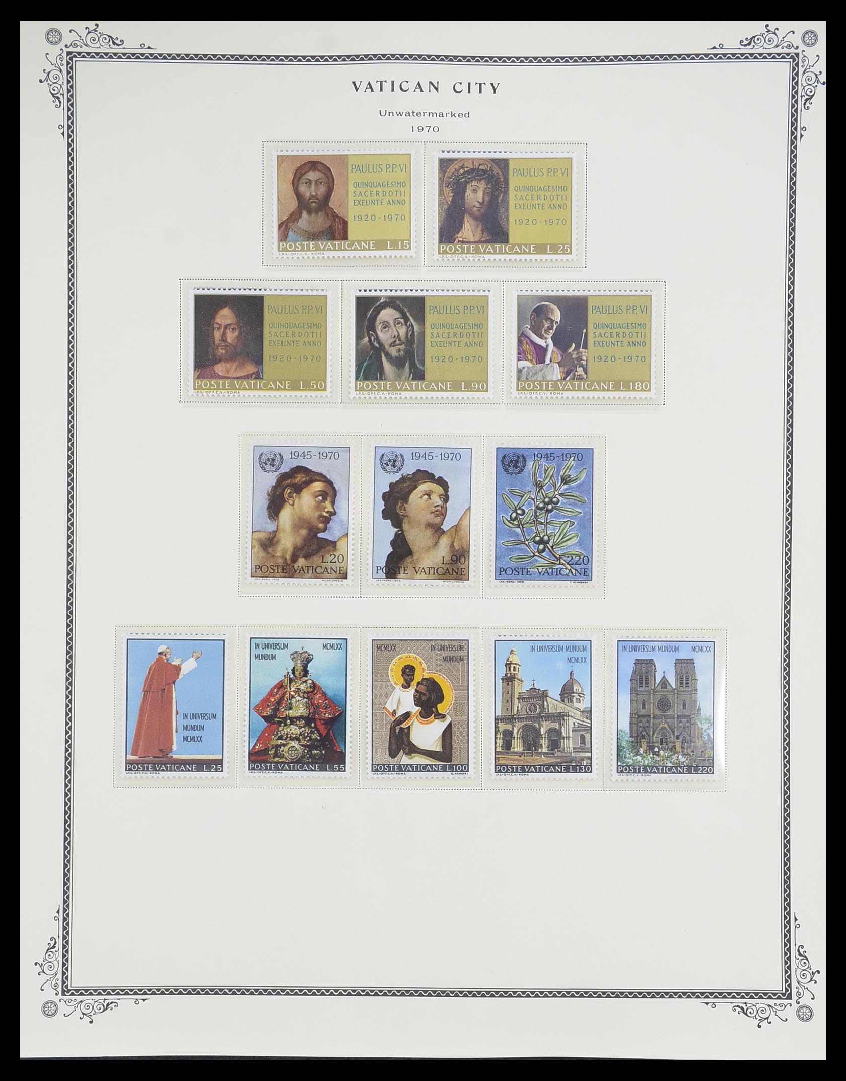 33676 038 - Postzegelverzameling 33676 Vaticaan 1929-1986.