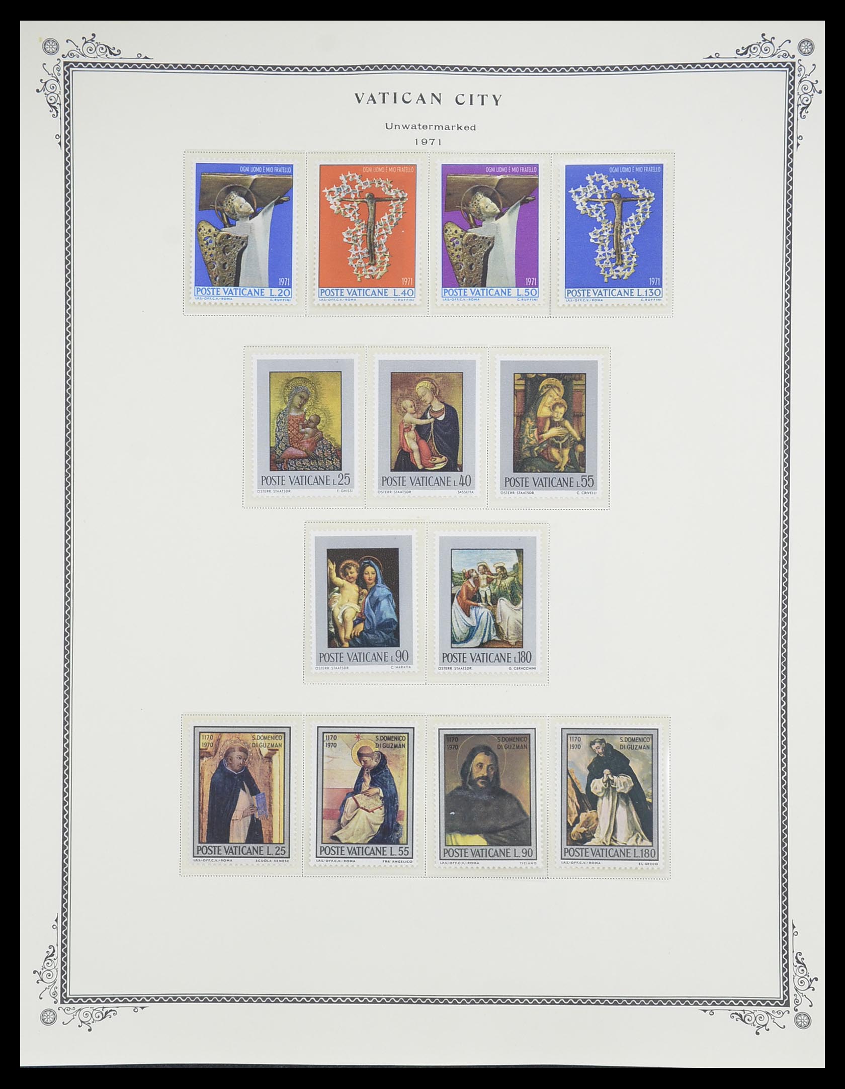 33676 039 - Postzegelverzameling 33676 Vaticaan 1929-1986.