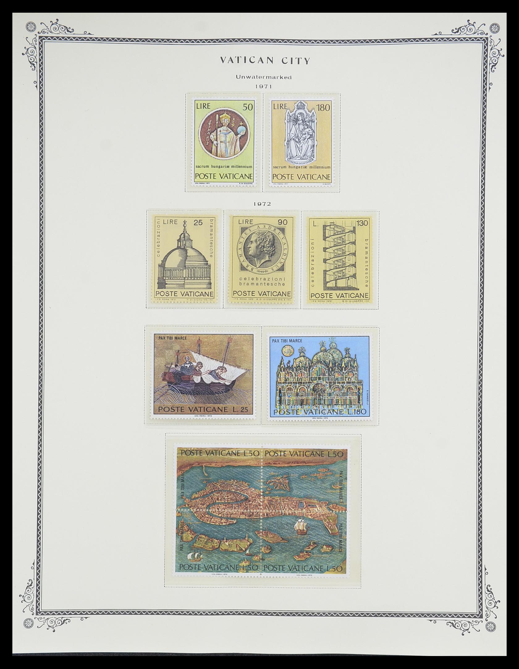 33676 040 - Postzegelverzameling 33676 Vaticaan 1929-1986.