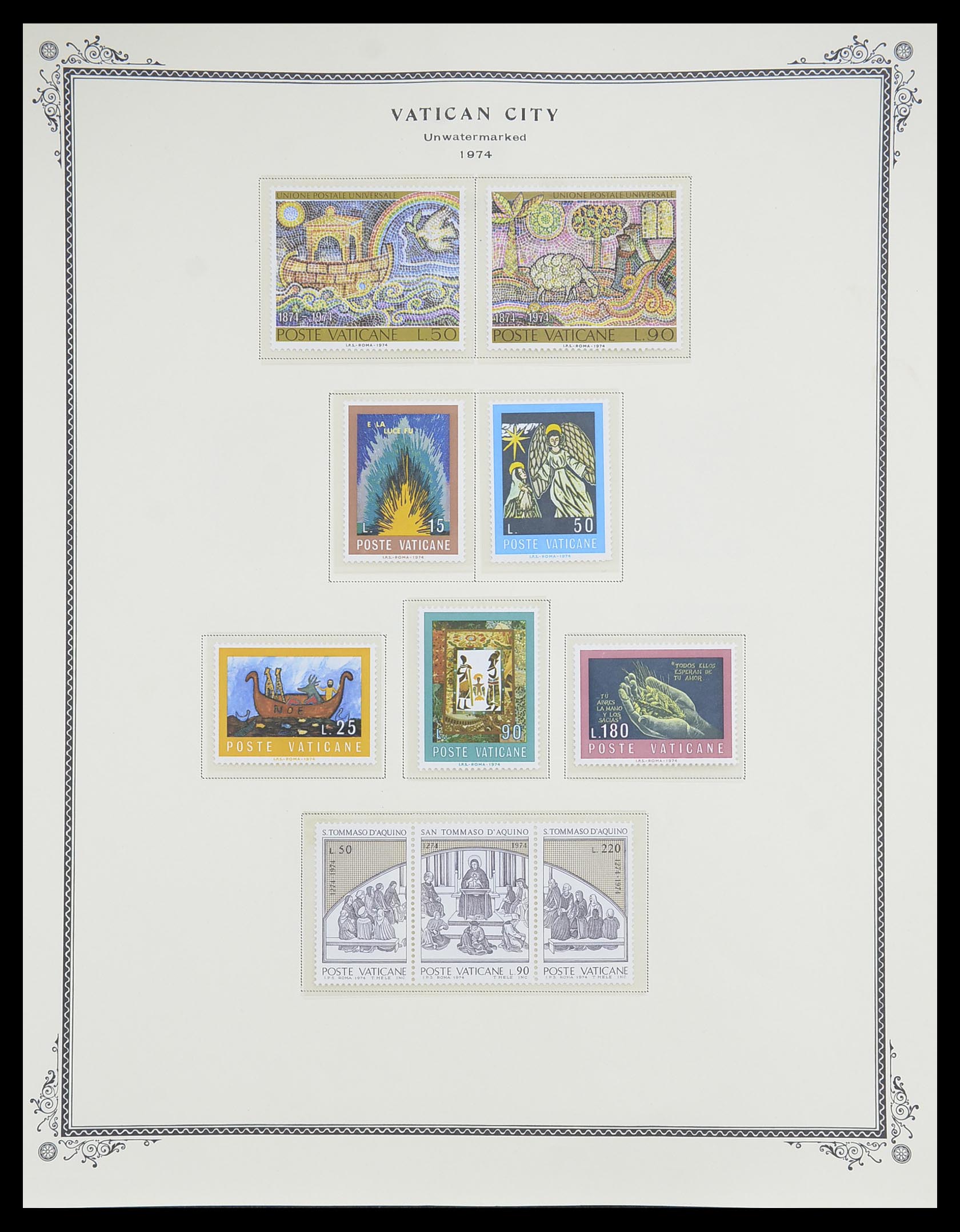 33676 044 - Postzegelverzameling 33676 Vaticaan 1929-1986.