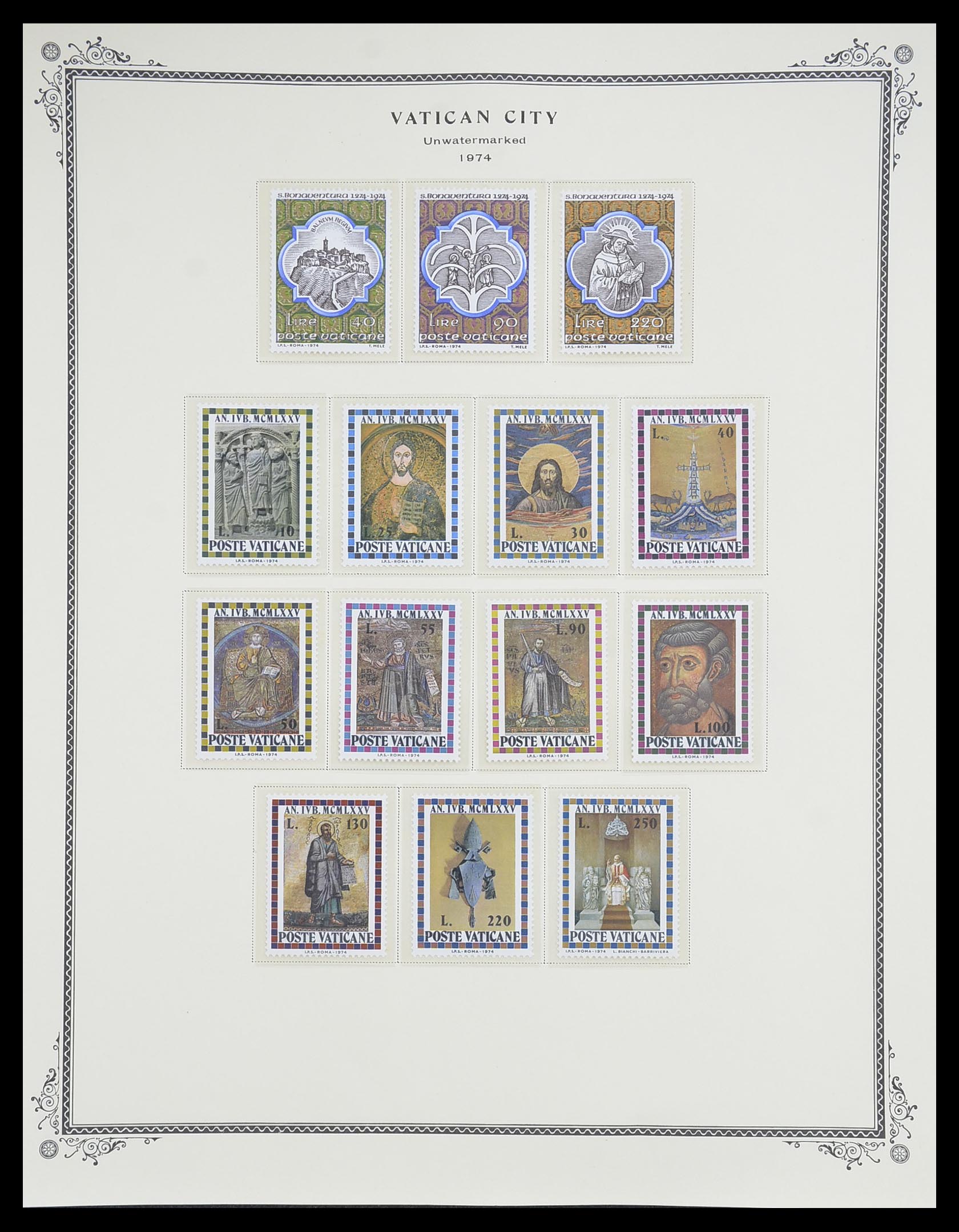 33676 045 - Postzegelverzameling 33676 Vaticaan 1929-1986.