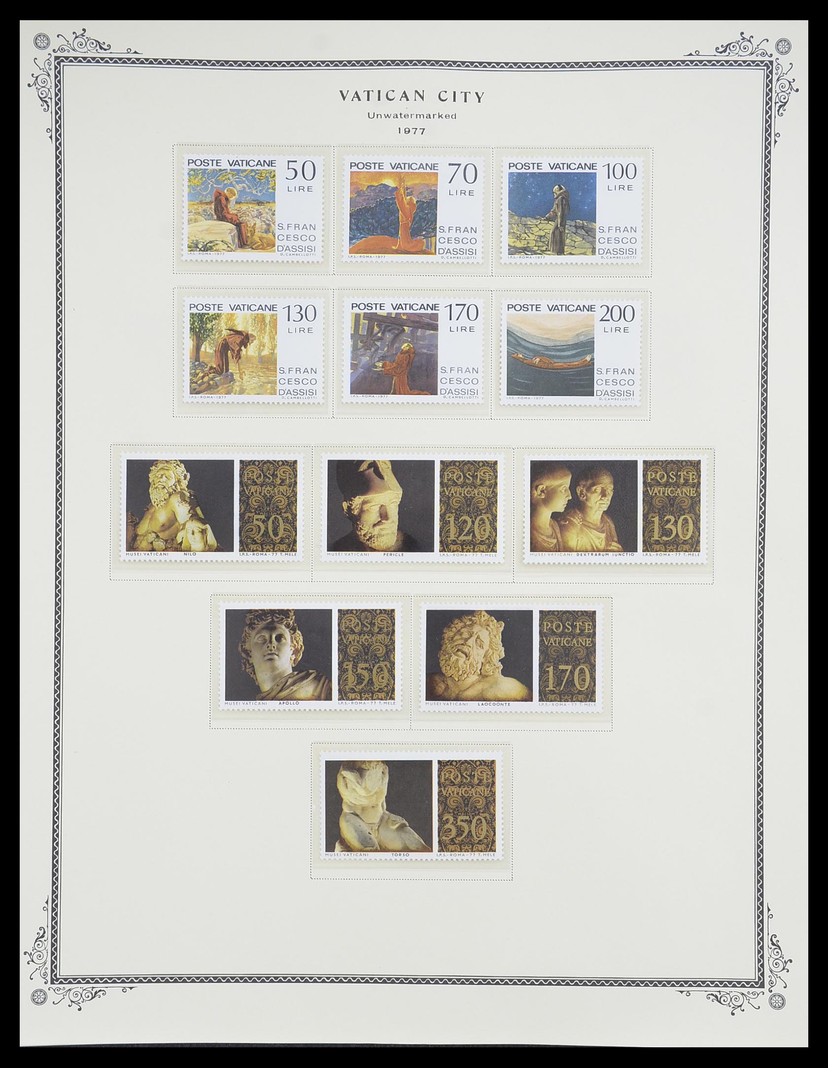 33676 050 - Postzegelverzameling 33676 Vaticaan 1929-1986.