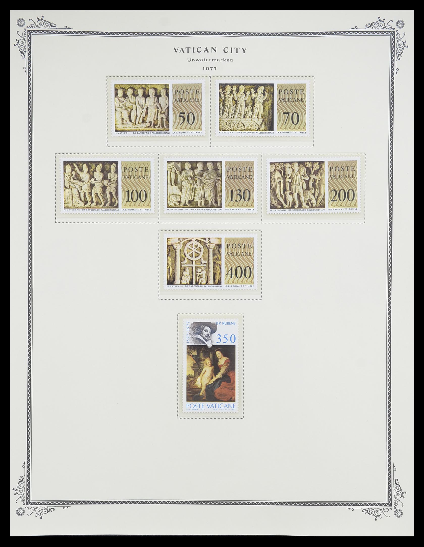 33676 051 - Postzegelverzameling 33676 Vaticaan 1929-1986.