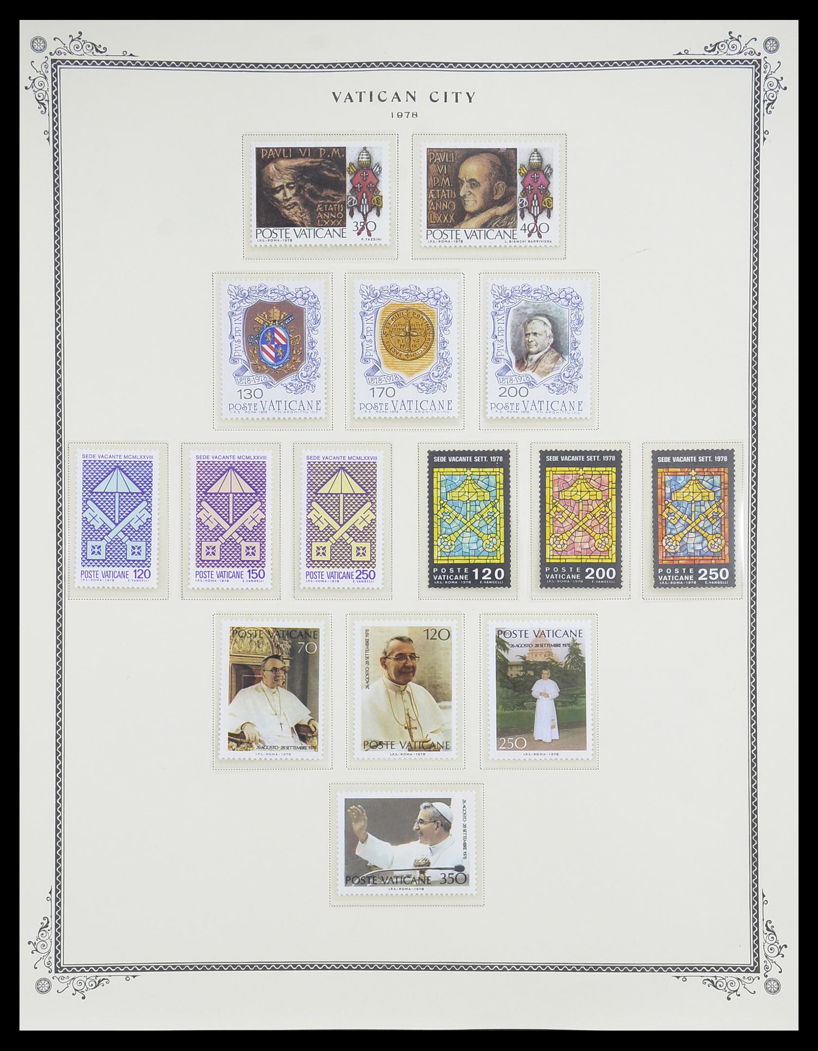 33676 052 - Postzegelverzameling 33676 Vaticaan 1929-1986.