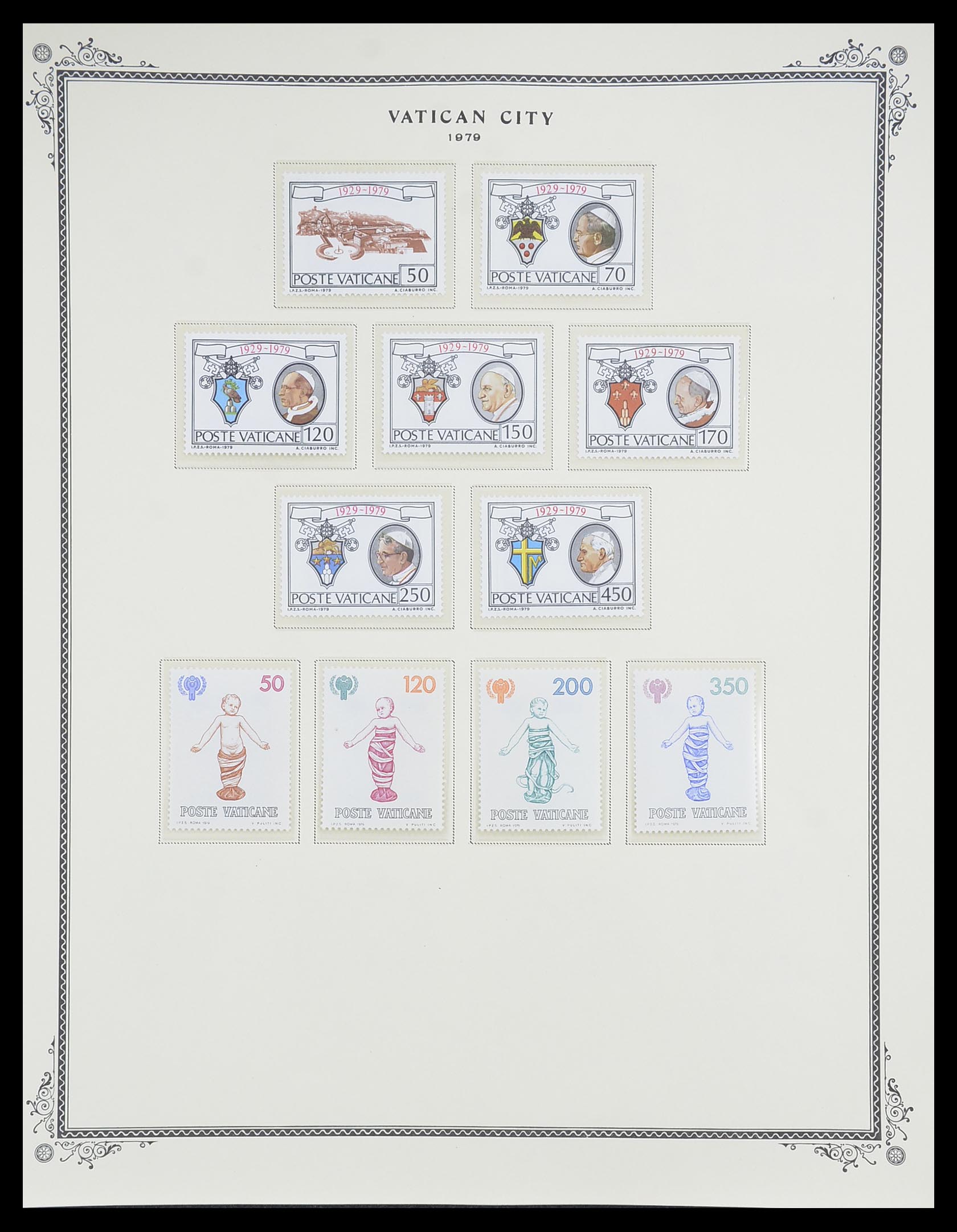 33676 054 - Postzegelverzameling 33676 Vaticaan 1929-1986.