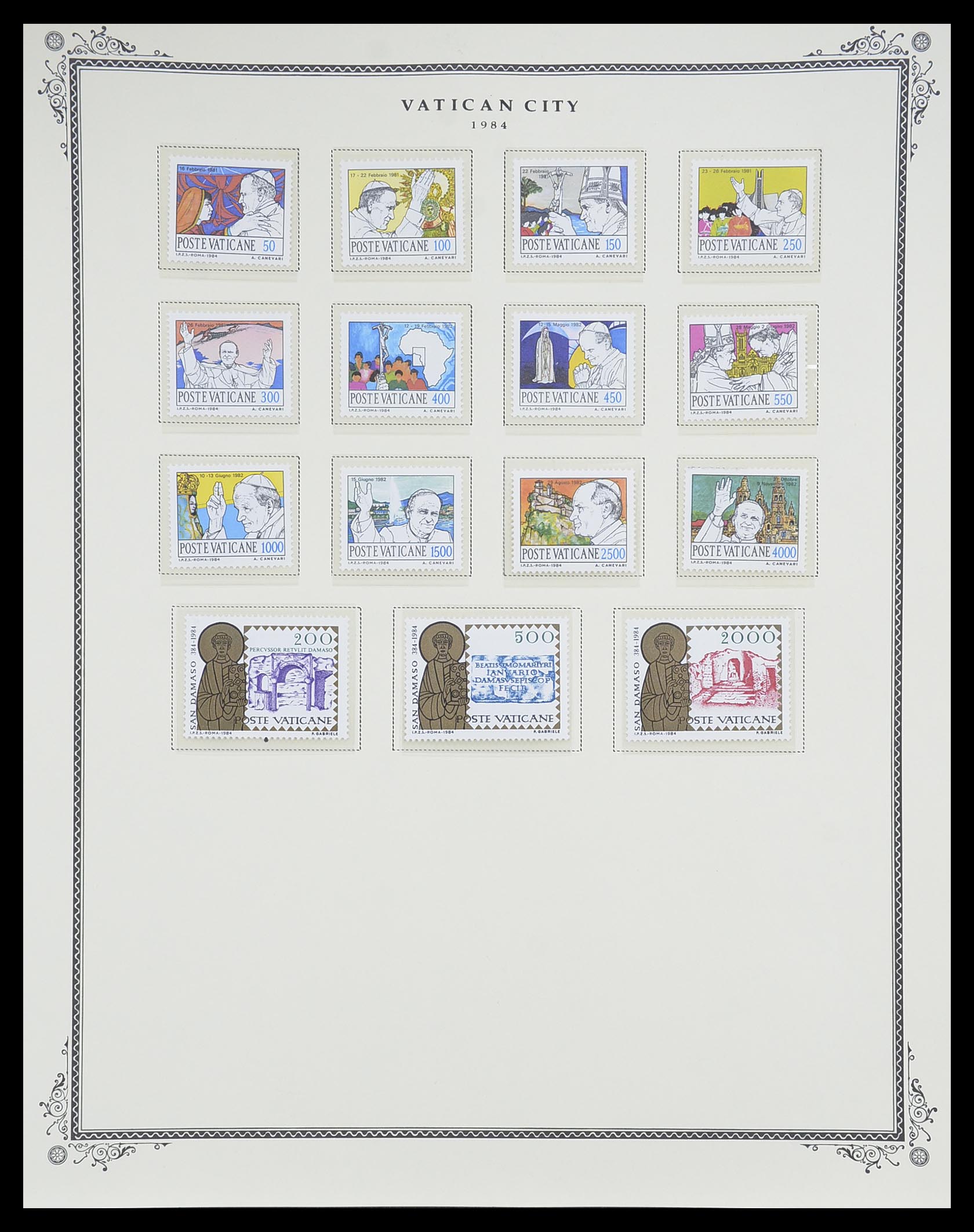 33676 065 - Postzegelverzameling 33676 Vaticaan 1929-1986.