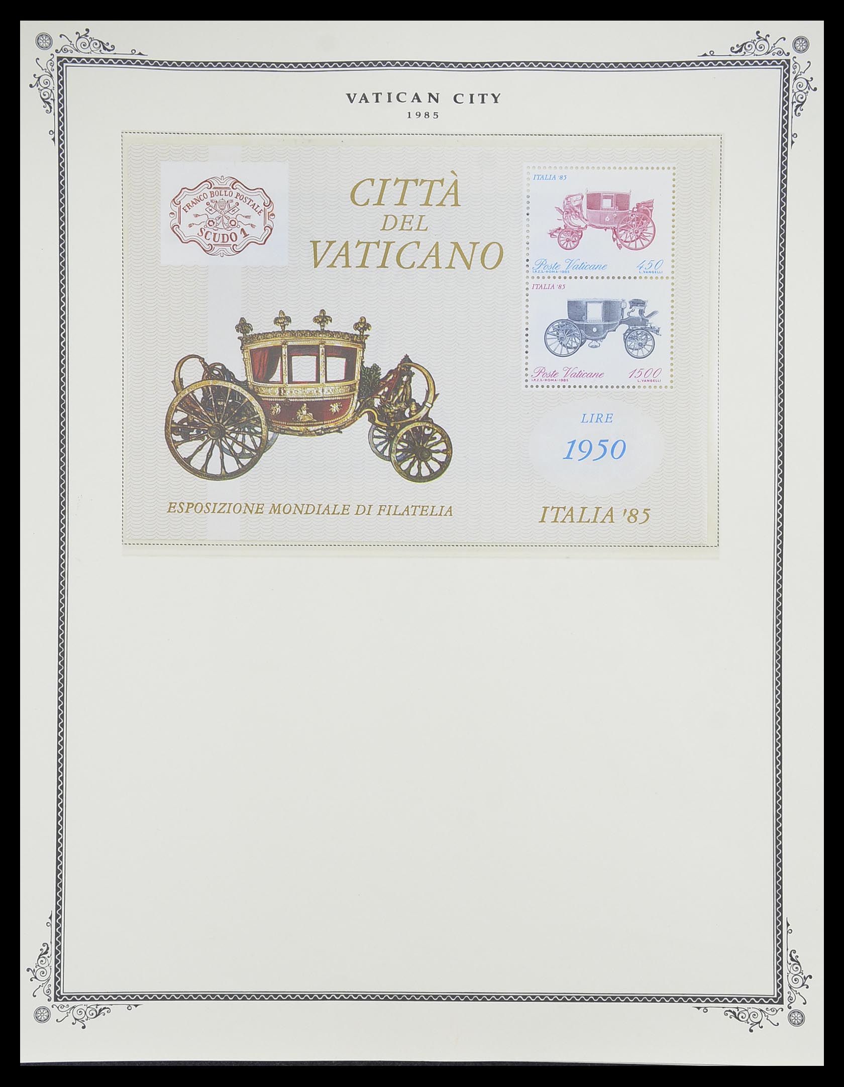 33676 068 - Postzegelverzameling 33676 Vaticaan 1929-1986.