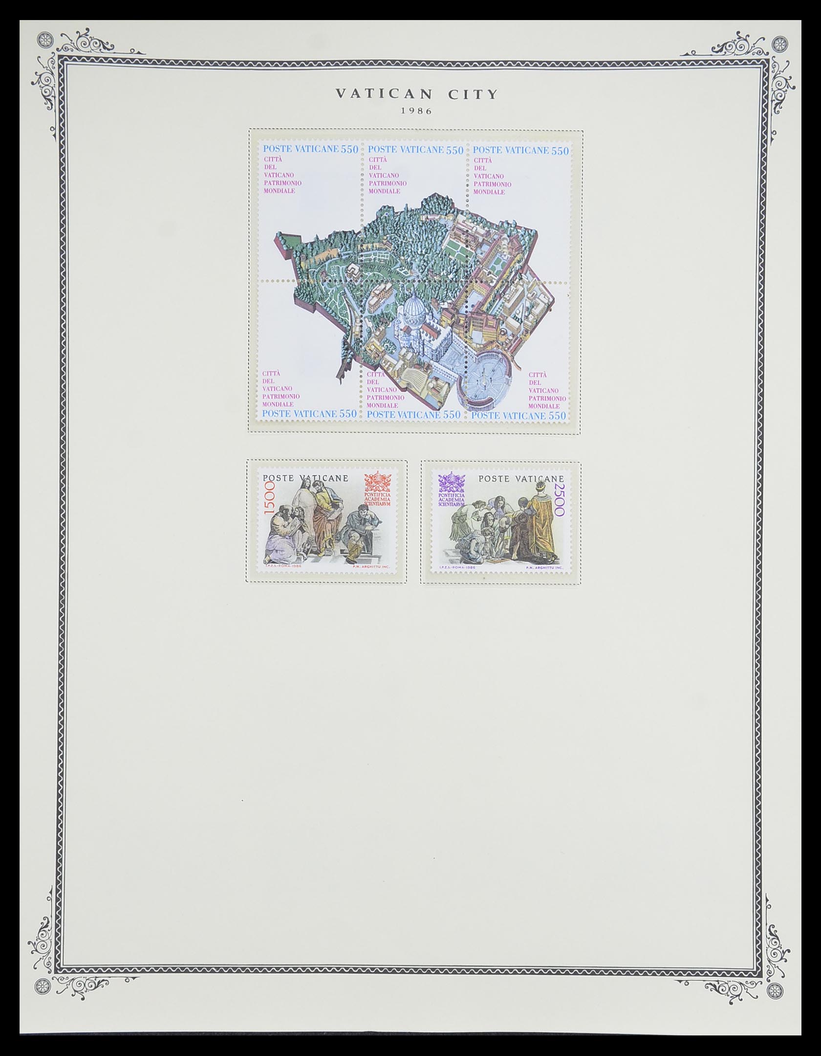 33676 070 - Postzegelverzameling 33676 Vaticaan 1929-1986.