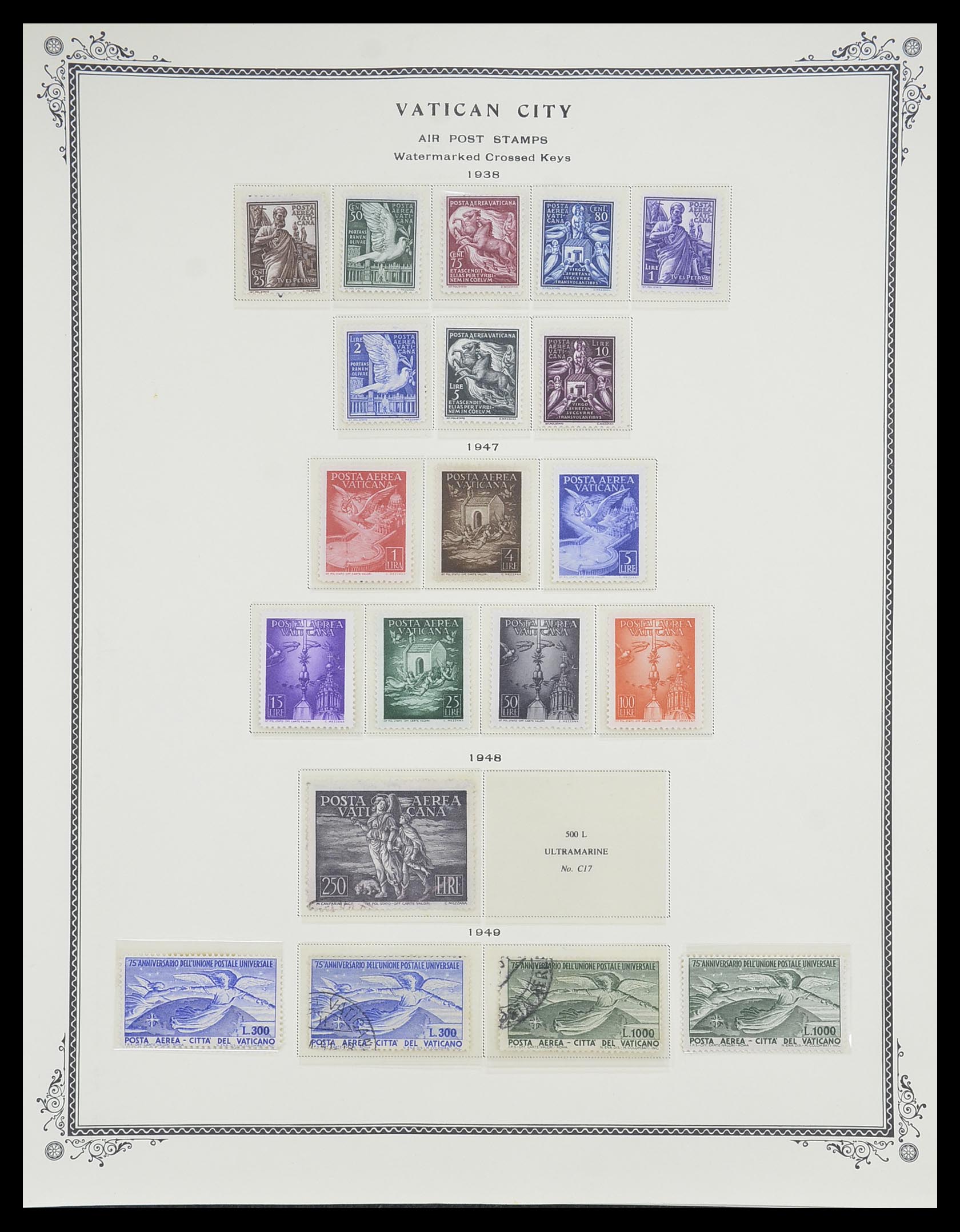 33676 071 - Postzegelverzameling 33676 Vaticaan 1929-1986.