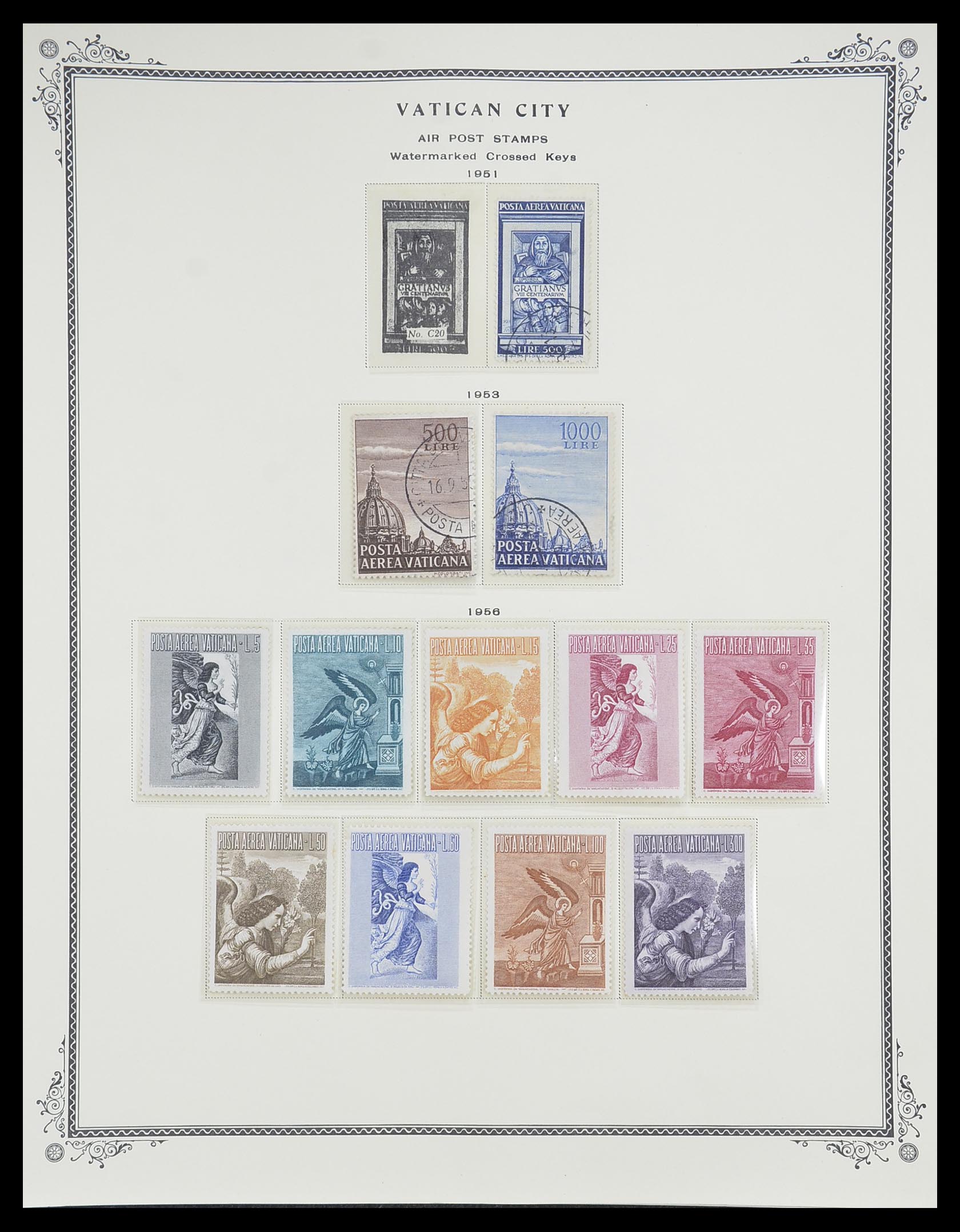 33676 072 - Postzegelverzameling 33676 Vaticaan 1929-1986.