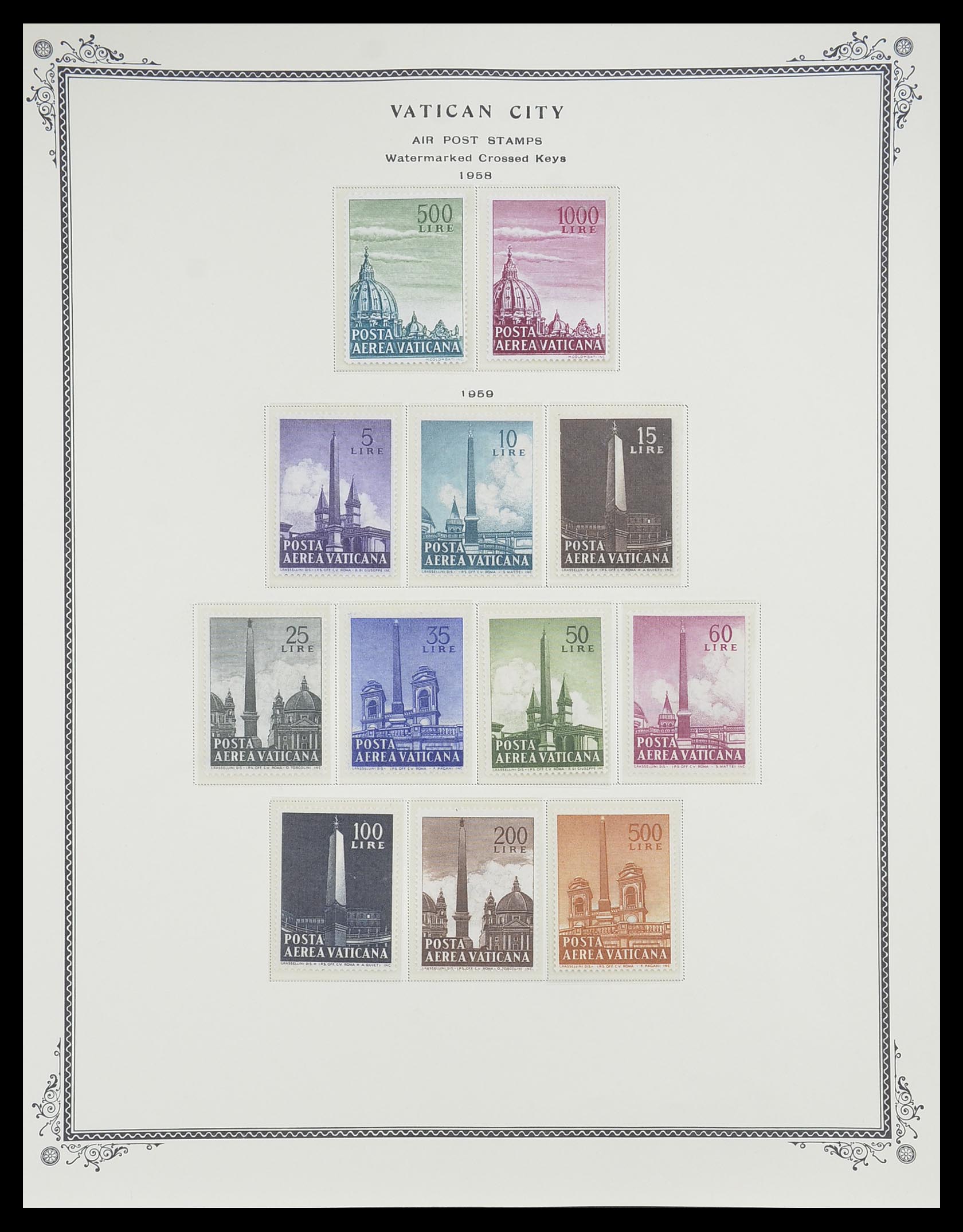 33676 073 - Postzegelverzameling 33676 Vaticaan 1929-1986.