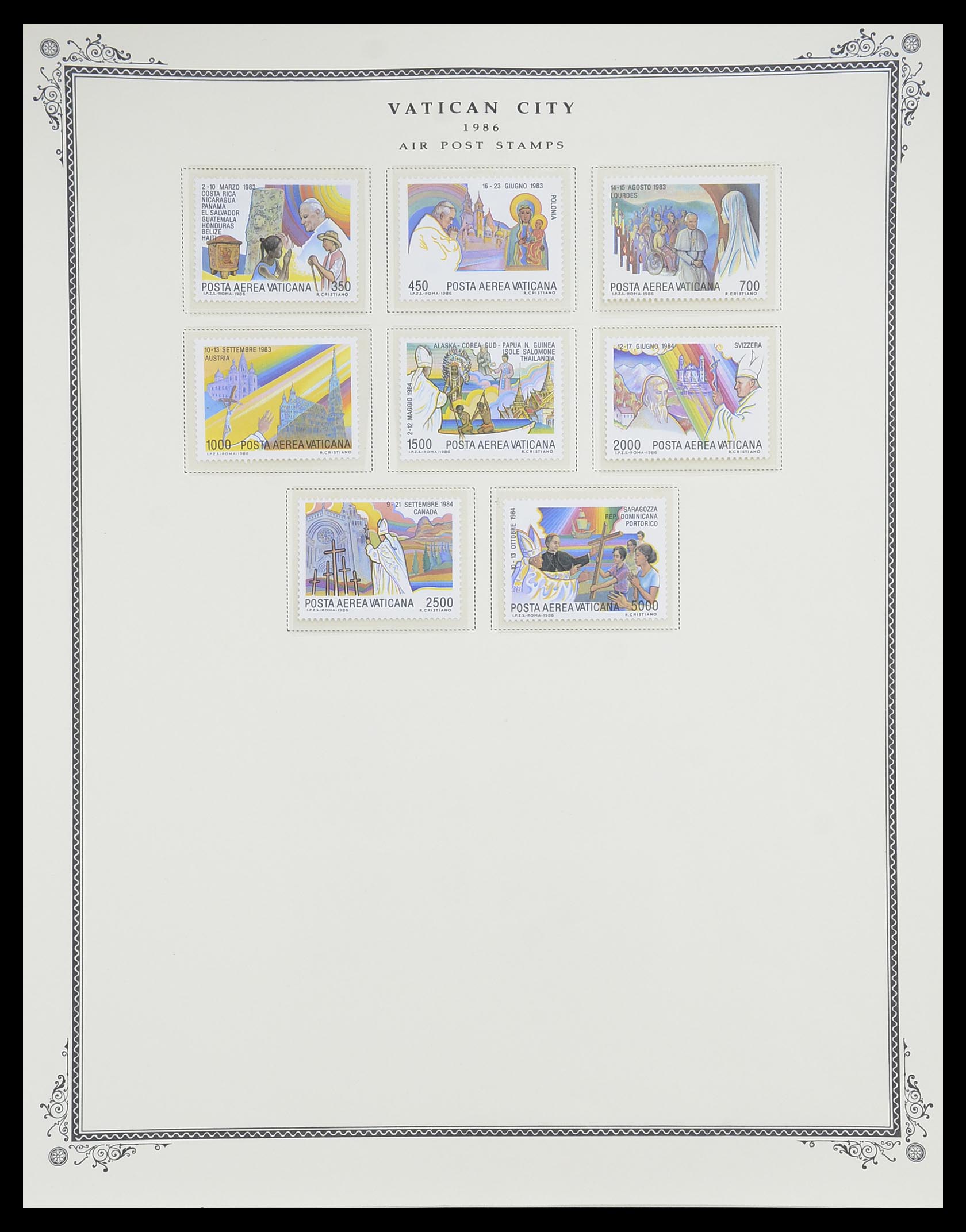 33676 077 - Postzegelverzameling 33676 Vaticaan 1929-1986.