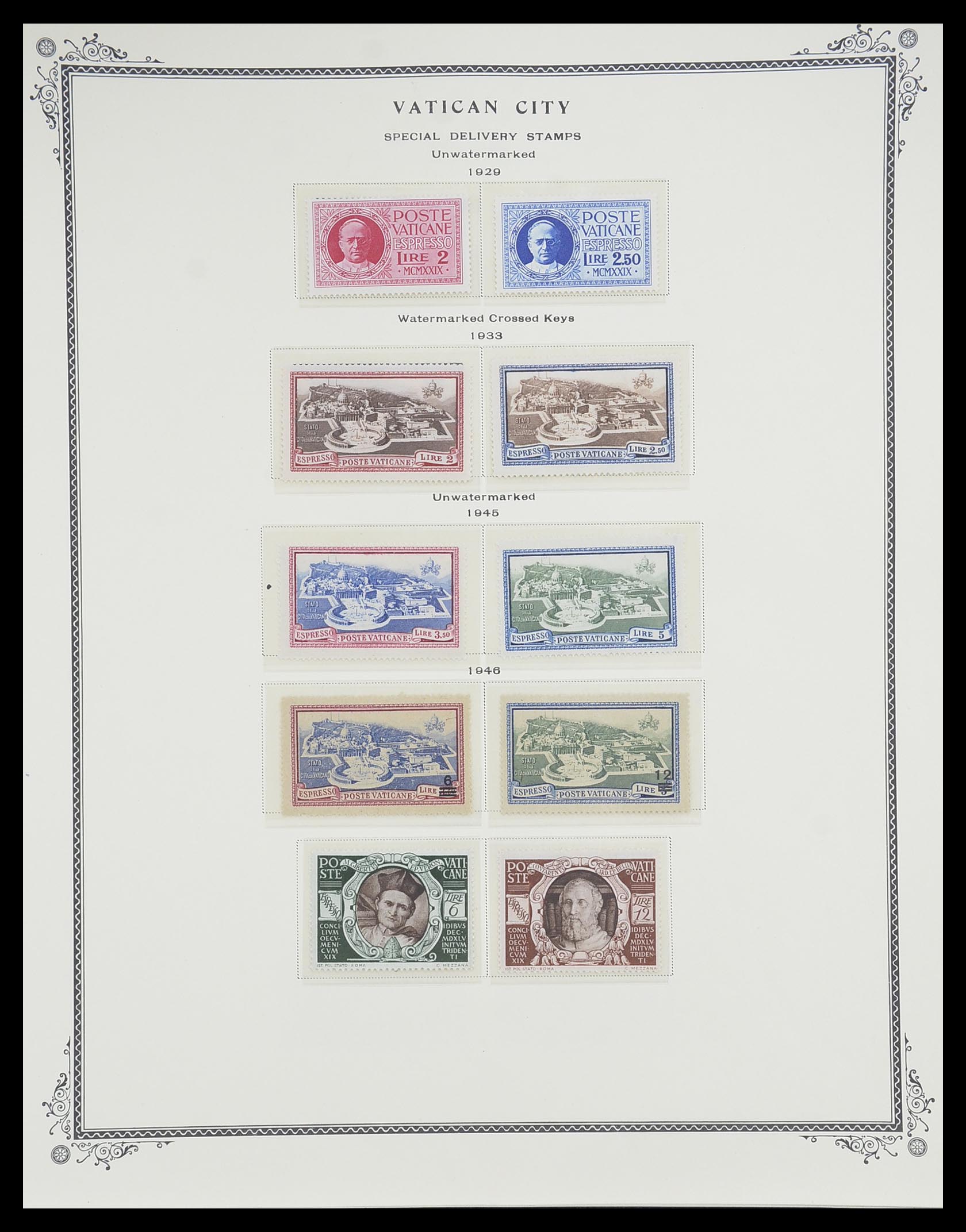 33676 078 - Postzegelverzameling 33676 Vaticaan 1929-1986.