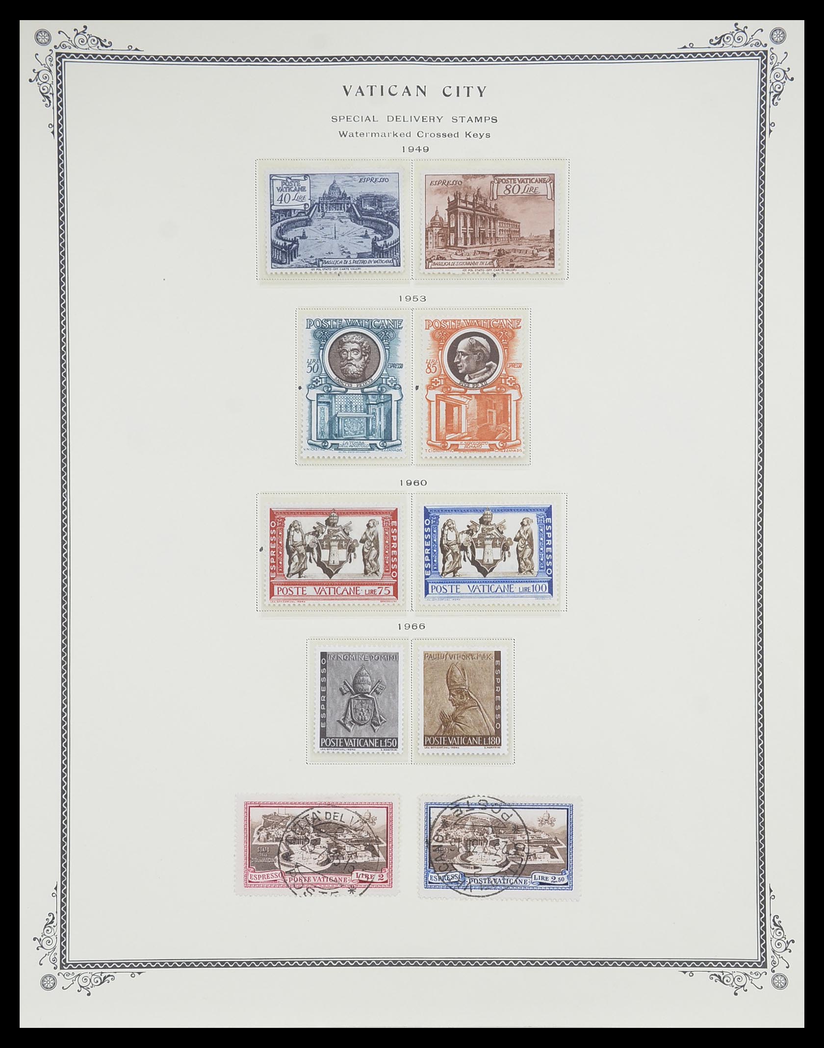 33676 079 - Postzegelverzameling 33676 Vaticaan 1929-1986.