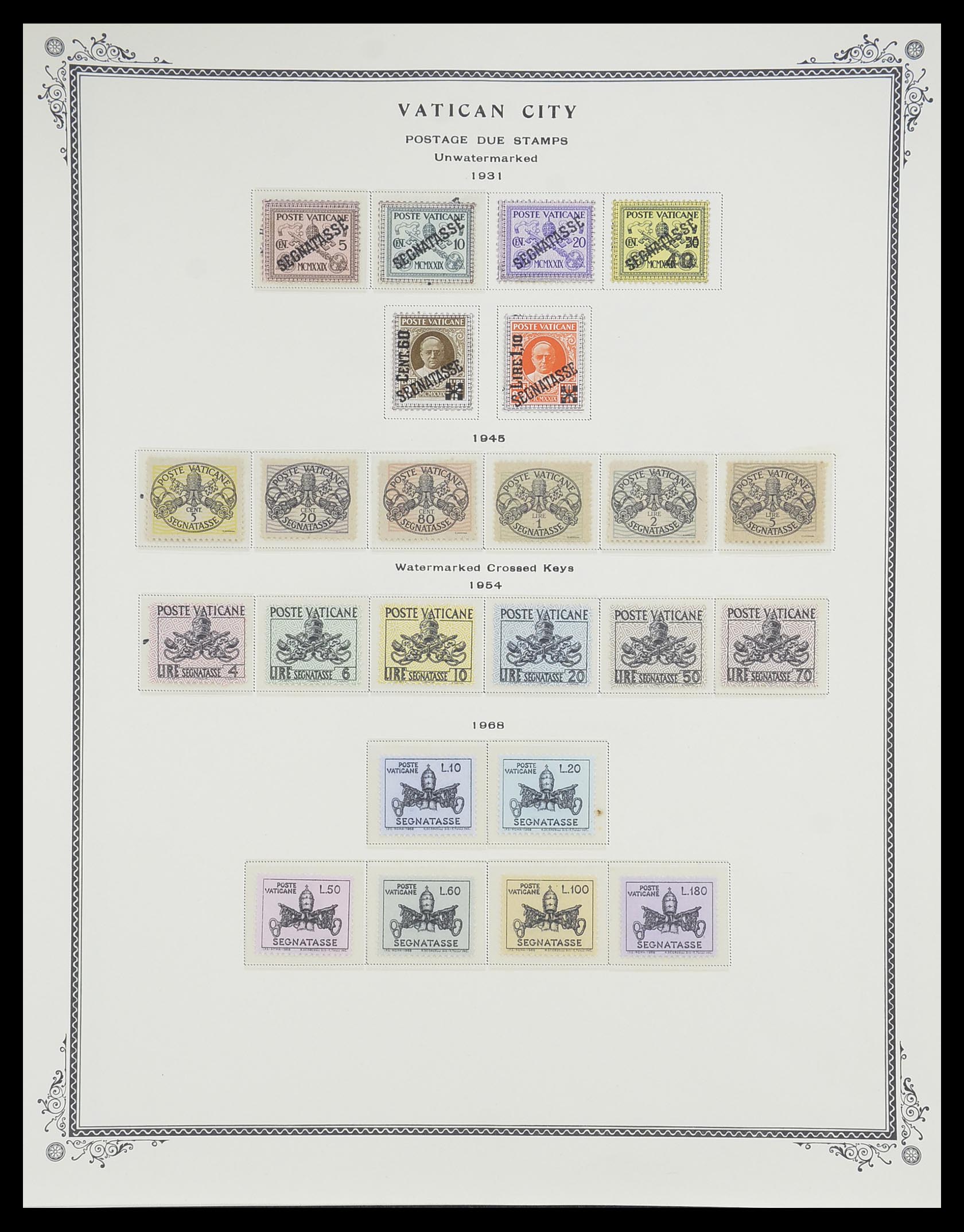33676 080 - Postzegelverzameling 33676 Vaticaan 1929-1986.
