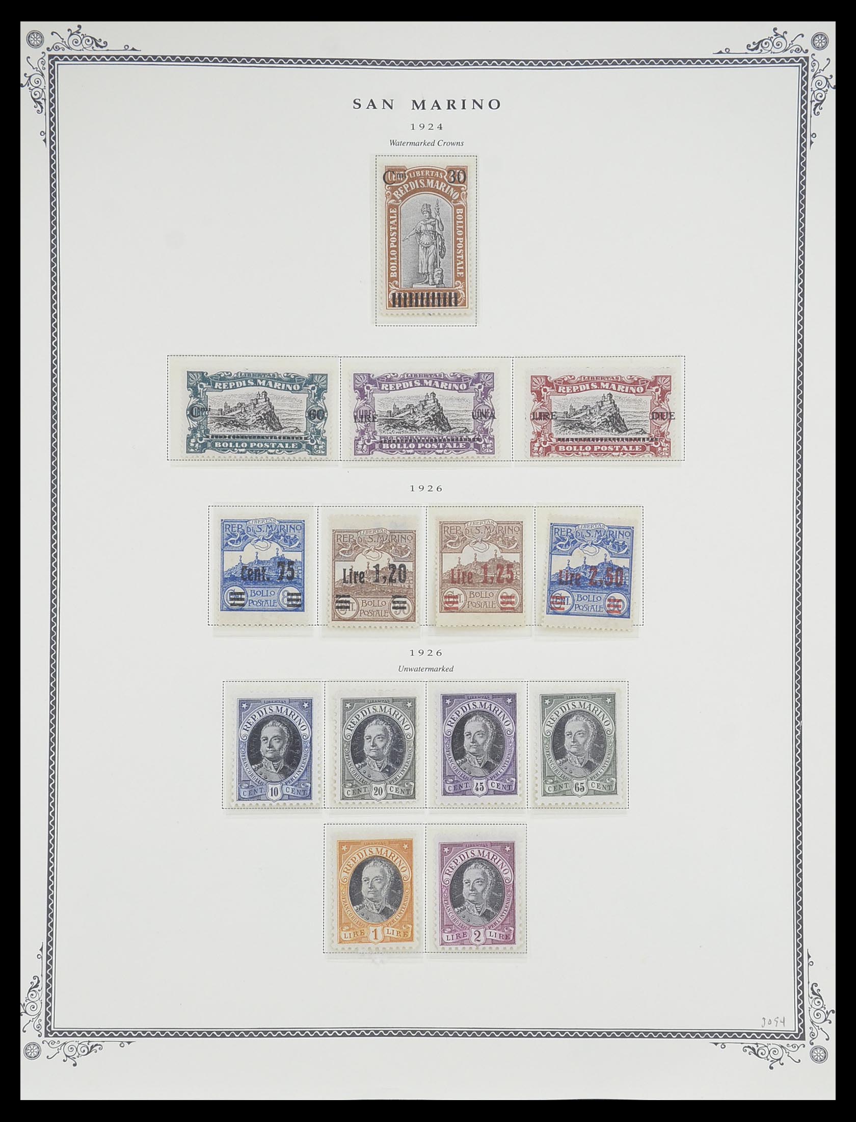 33677 006 - Postzegelverzameling 33677 San Marino 1877-1976.