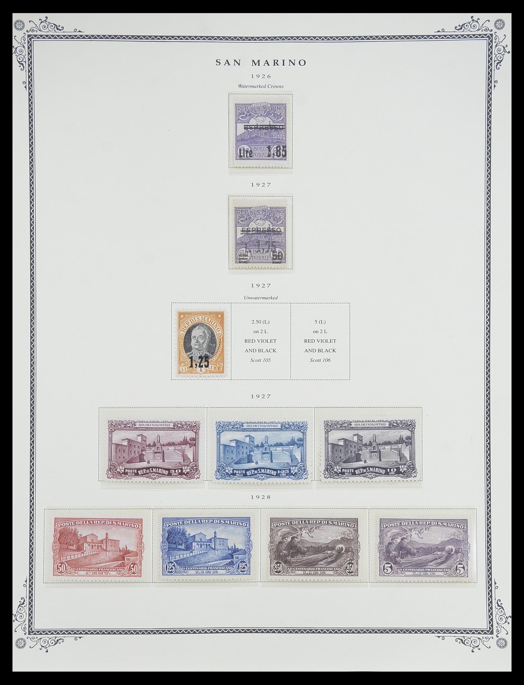 33677 007 - Stamp collection 33677 San Marino 1877-1976.