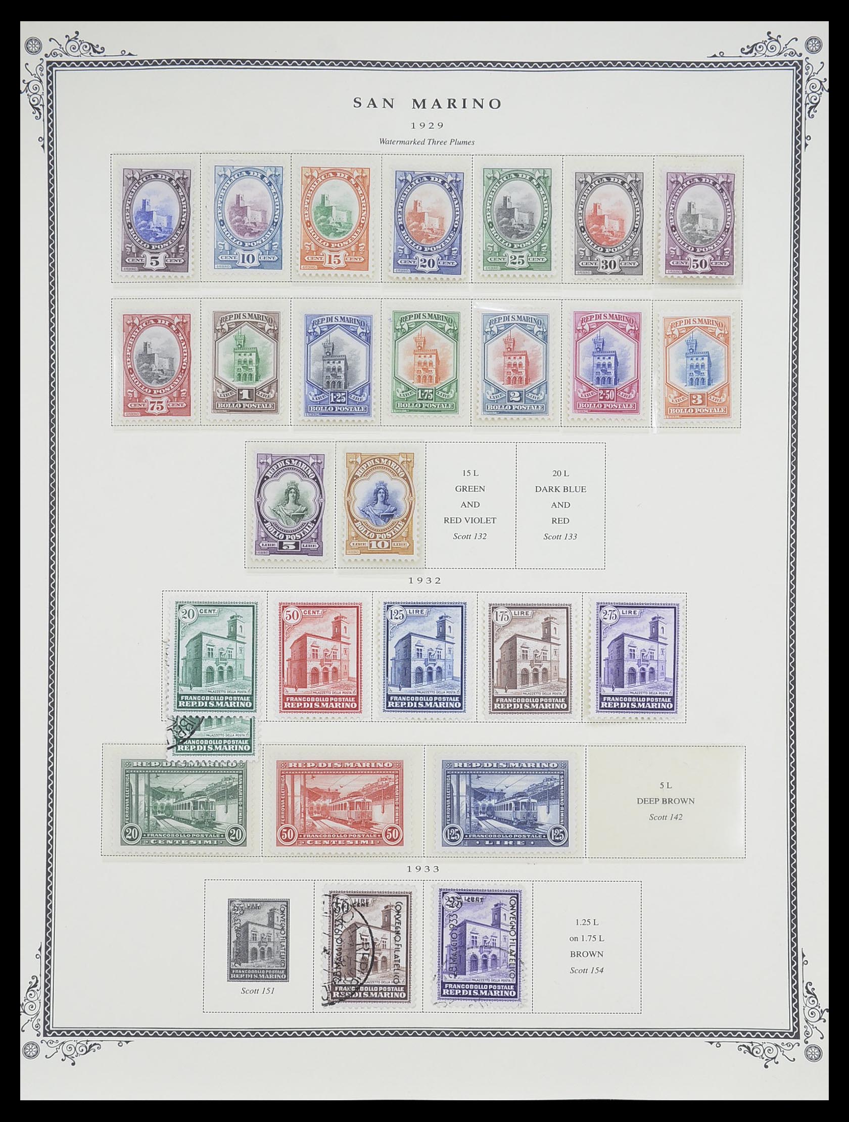 33677 008 - Postzegelverzameling 33677 San Marino 1877-1976.