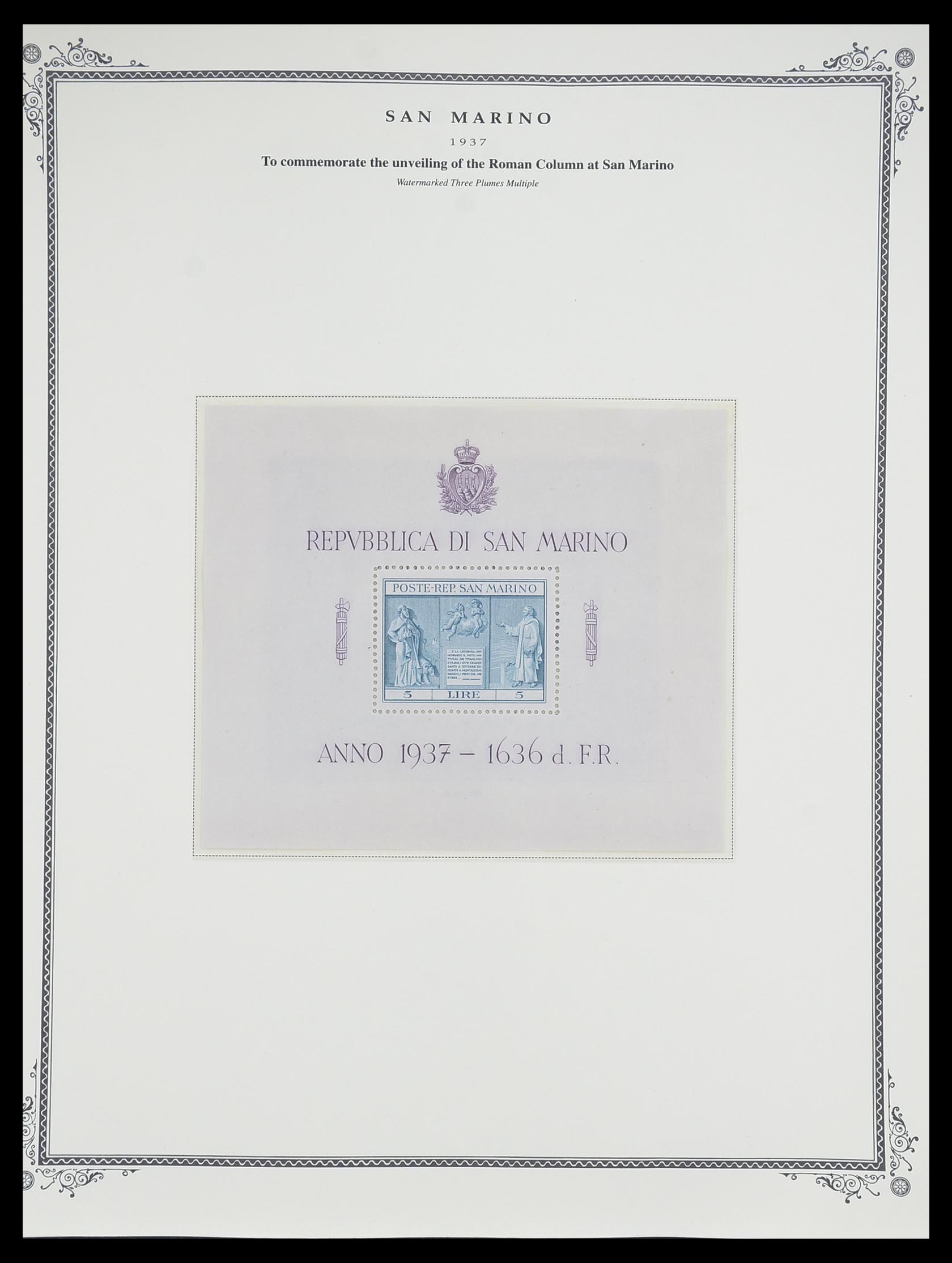 33677 011 - Postzegelverzameling 33677 San Marino 1877-1976.