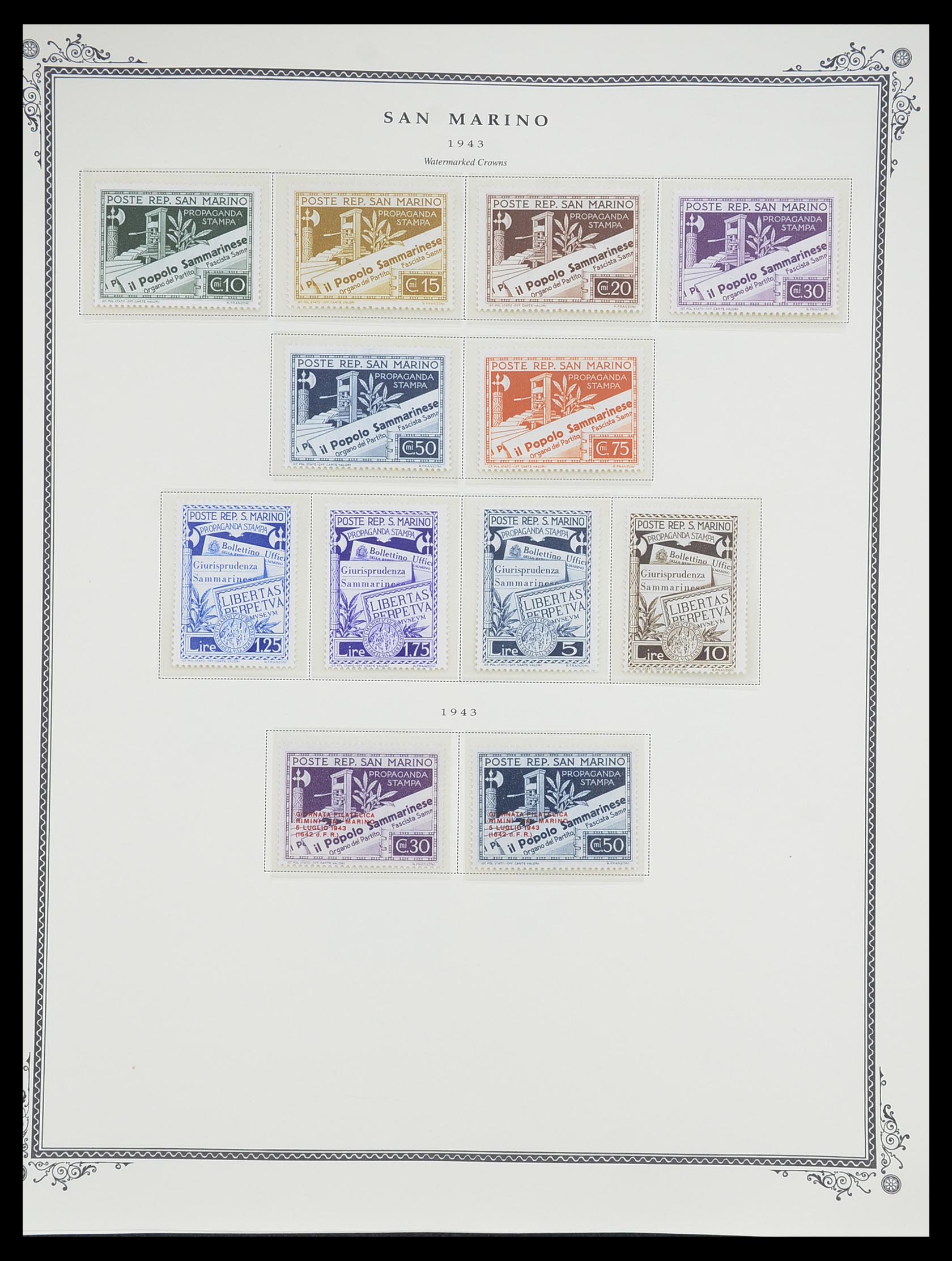 33677 015 - Postzegelverzameling 33677 San Marino 1877-1976.