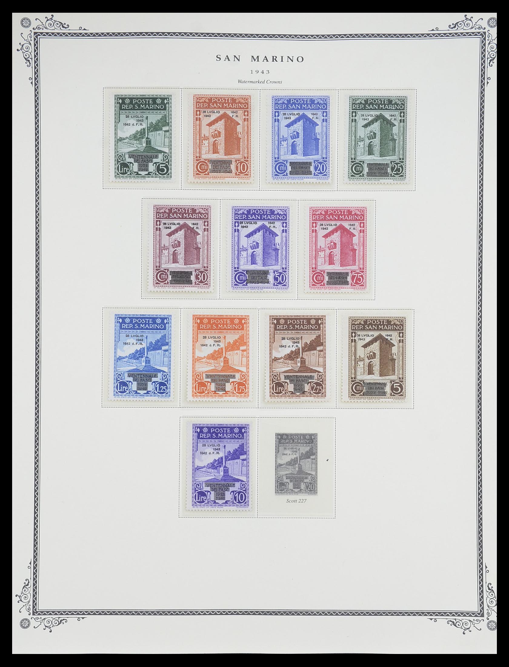 33677 016 - Postzegelverzameling 33677 San Marino 1877-1976.