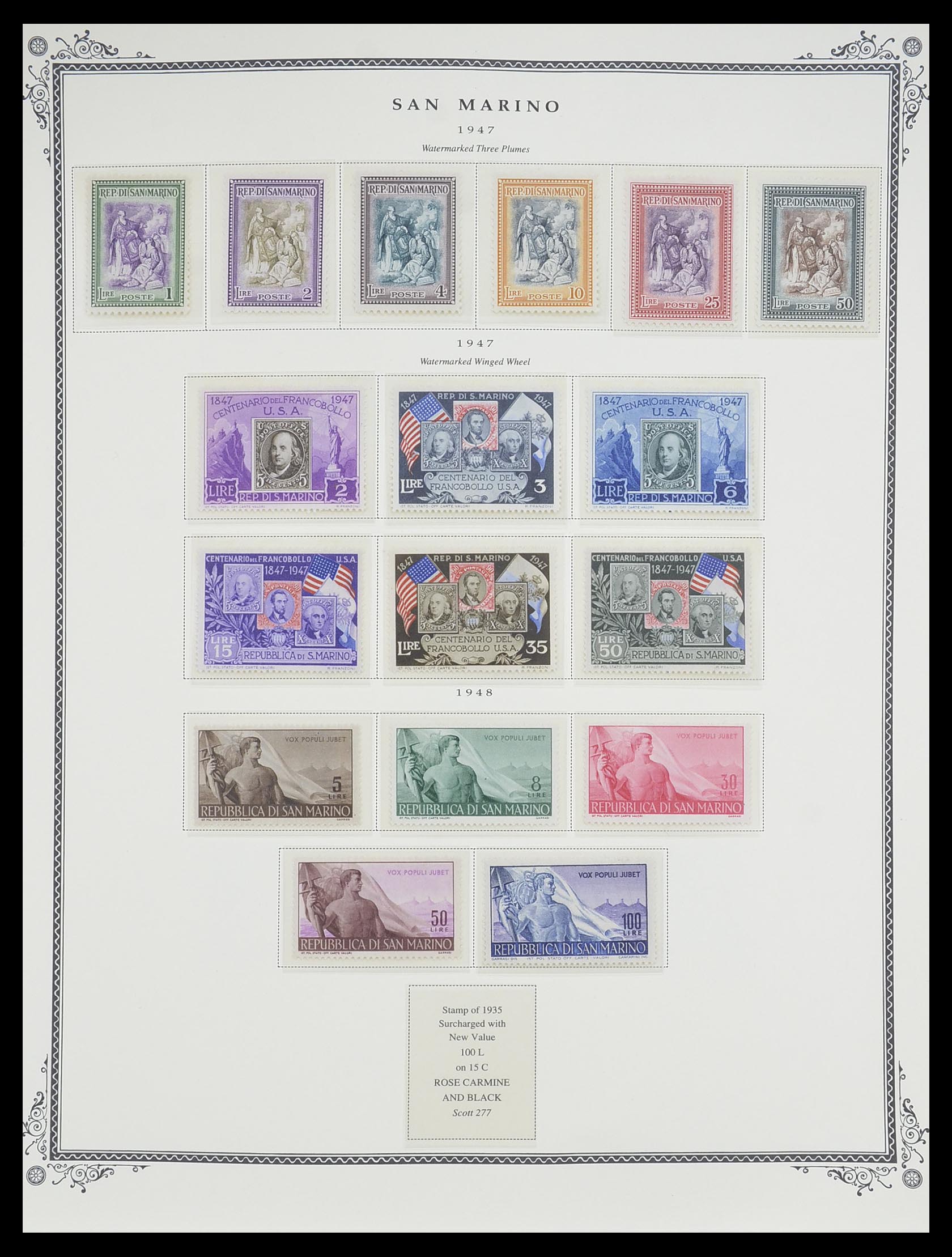 33677 019 - Postzegelverzameling 33677 San Marino 1877-1976.