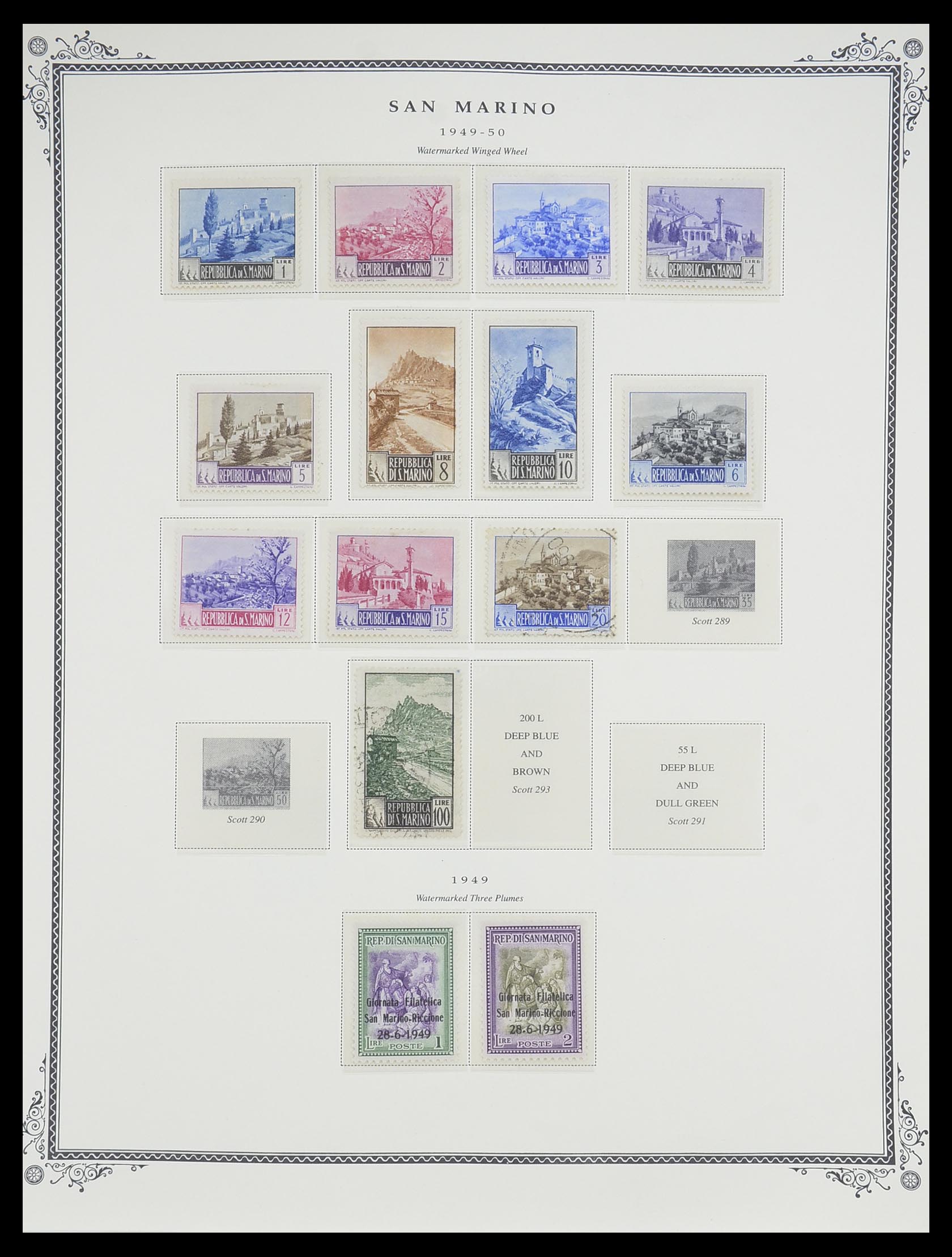 33677 021 - Postzegelverzameling 33677 San Marino 1877-1976.