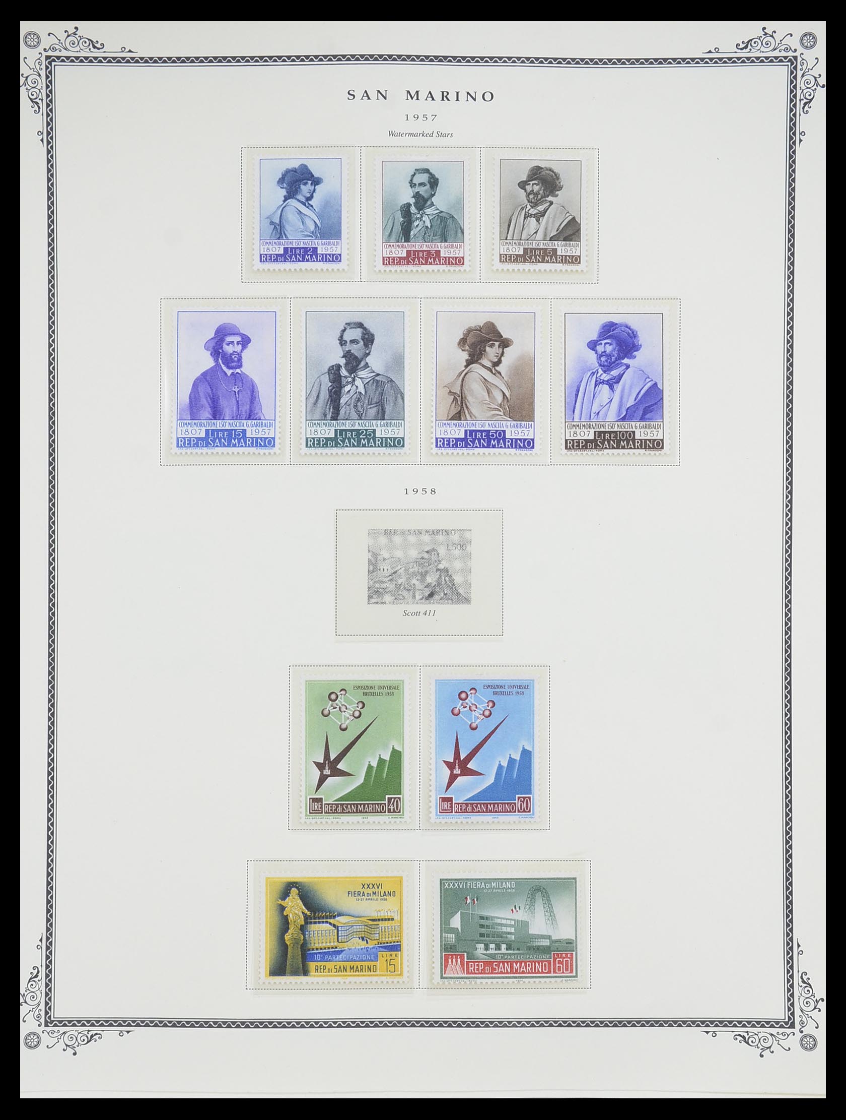 33677 029 - Postzegelverzameling 33677 San Marino 1877-1976.