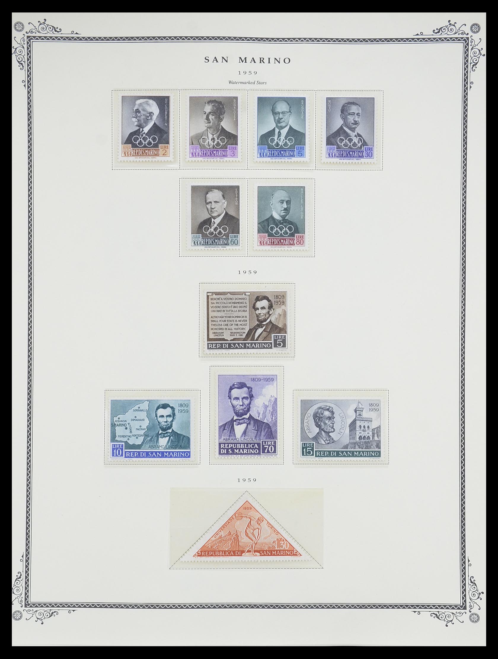 33677 031 - Stamp collection 33677 San Marino 1877-1976.