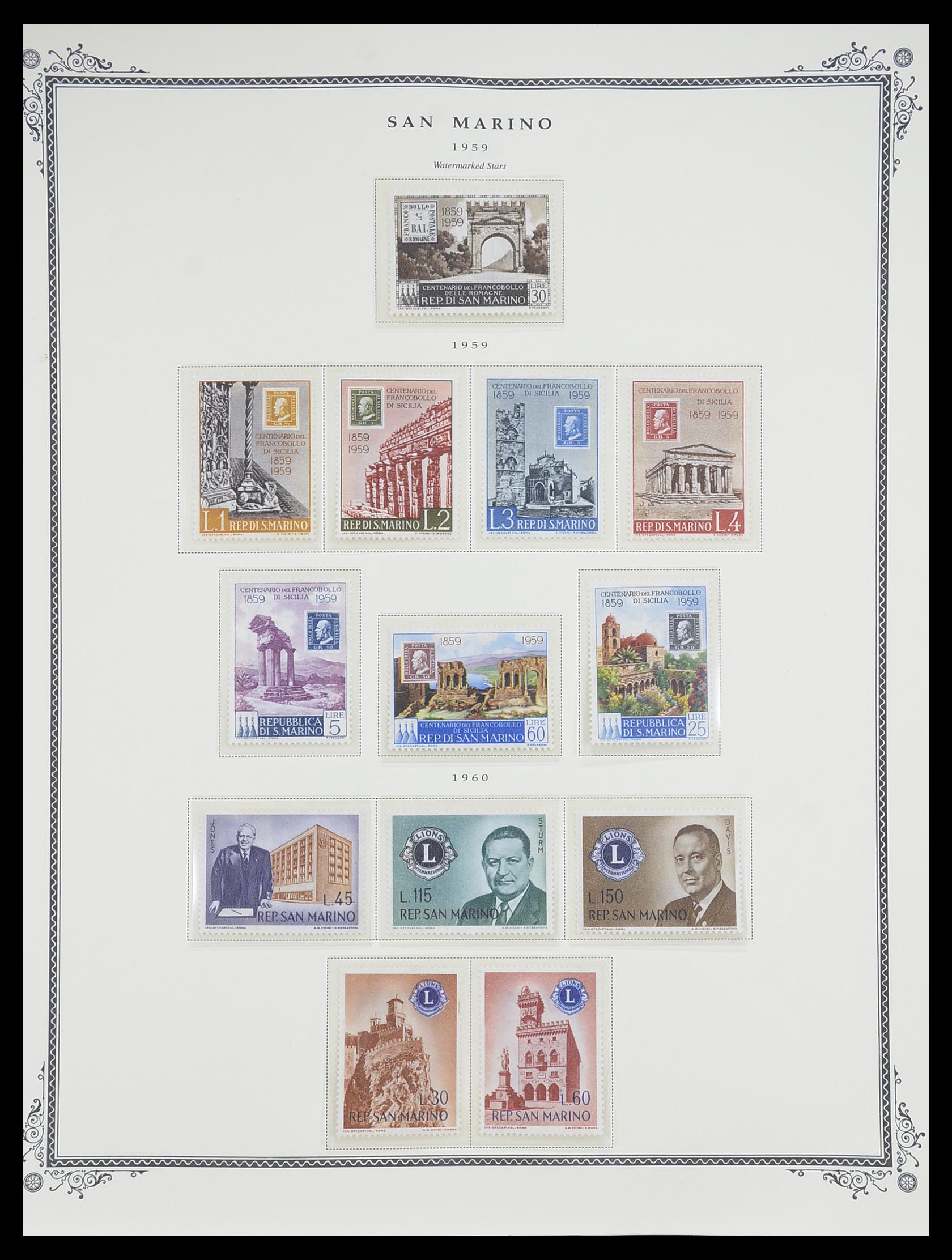 33677 032 - Postzegelverzameling 33677 San Marino 1877-1976.