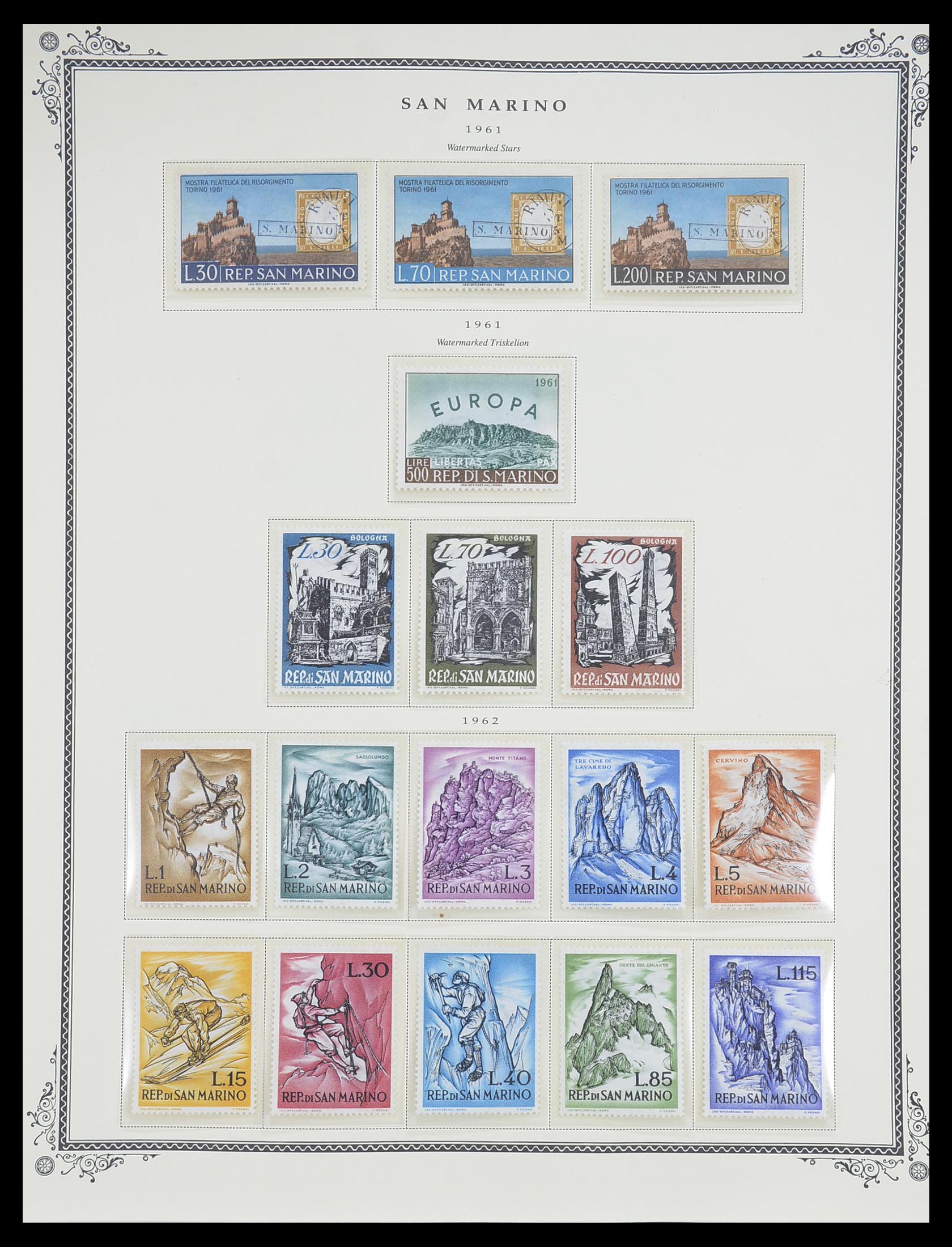 33677 036 - Postzegelverzameling 33677 San Marino 1877-1976.