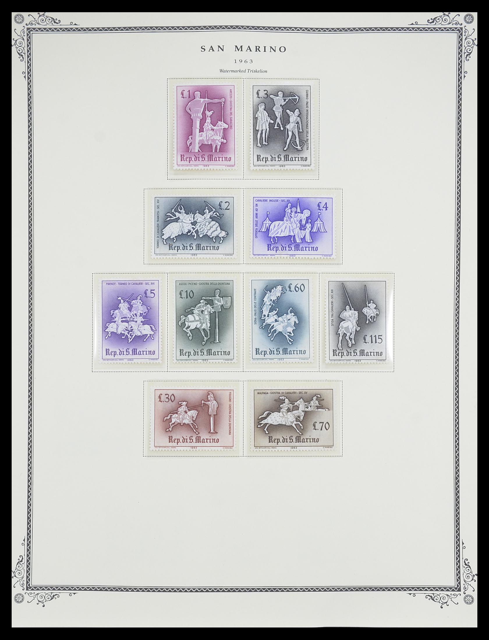 33677 041 - Postzegelverzameling 33677 San Marino 1877-1976.