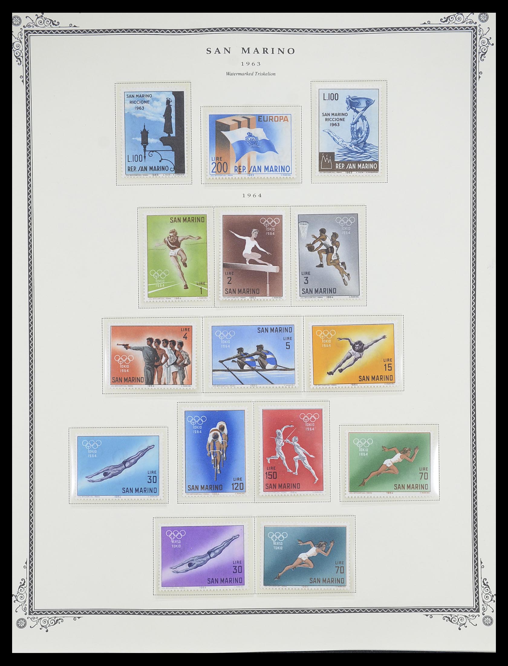 33677 043 - Stamp collection 33677 San Marino 1877-1976.