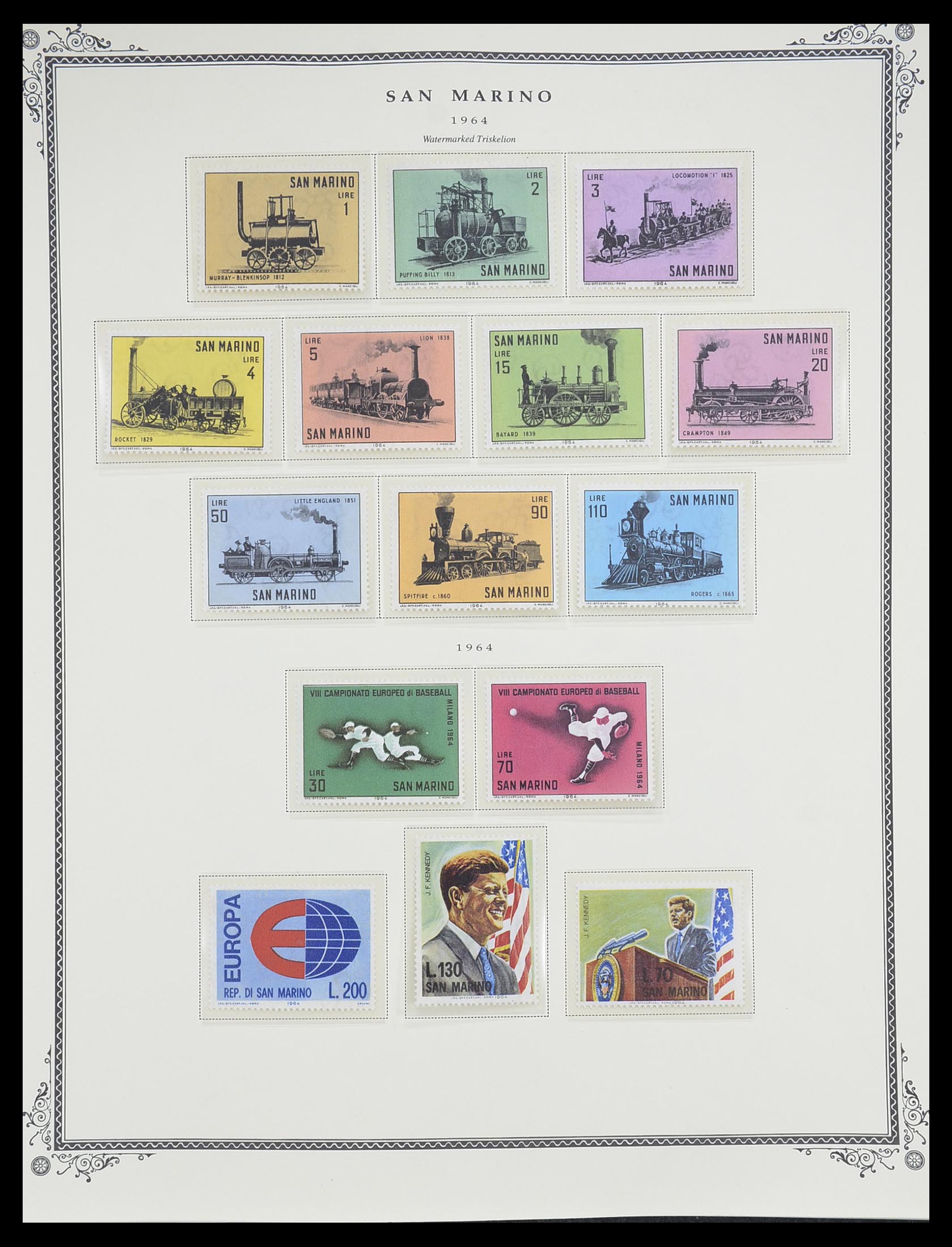 33677 044 - Postzegelverzameling 33677 San Marino 1877-1976.