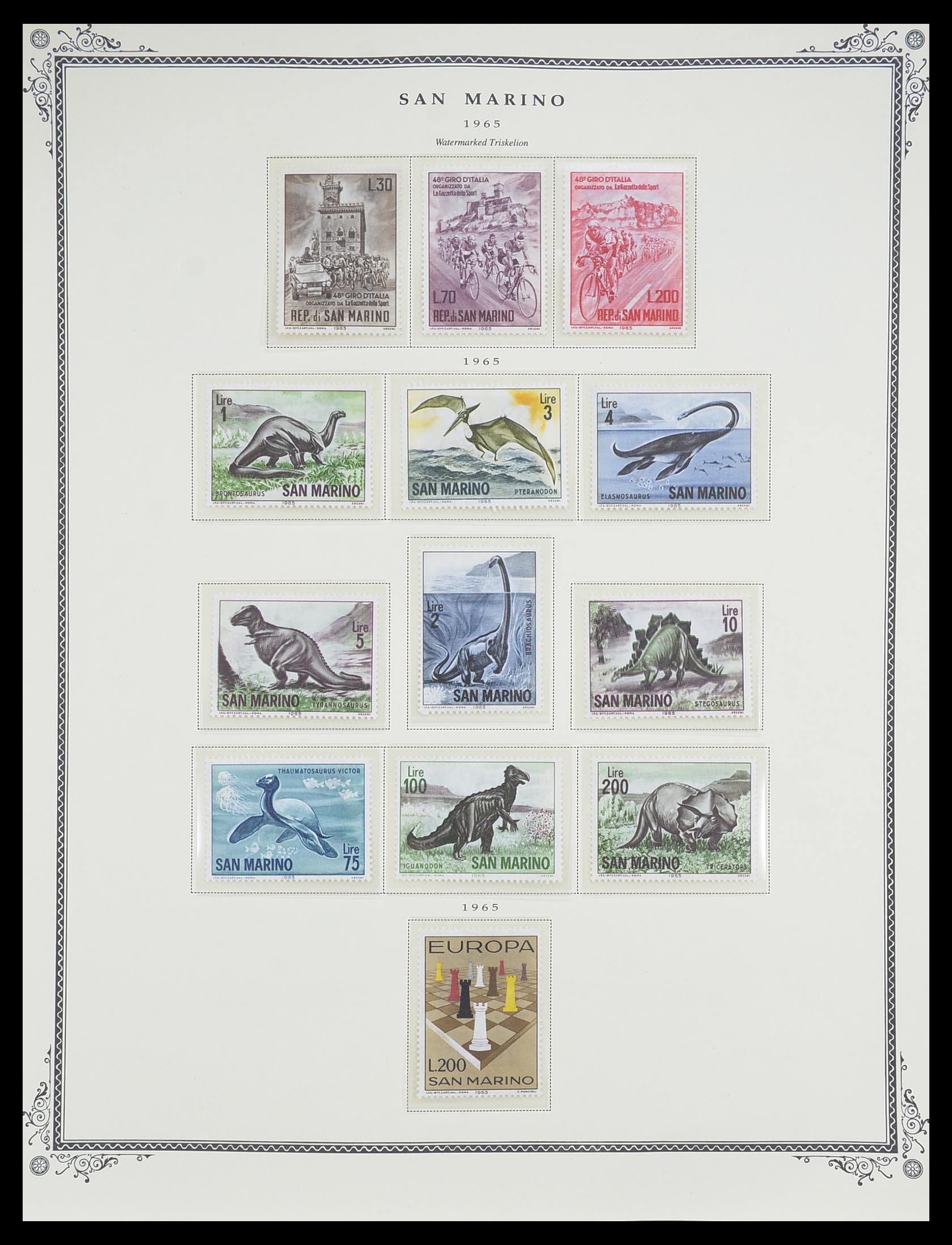 33677 045 - Postzegelverzameling 33677 San Marino 1877-1976.