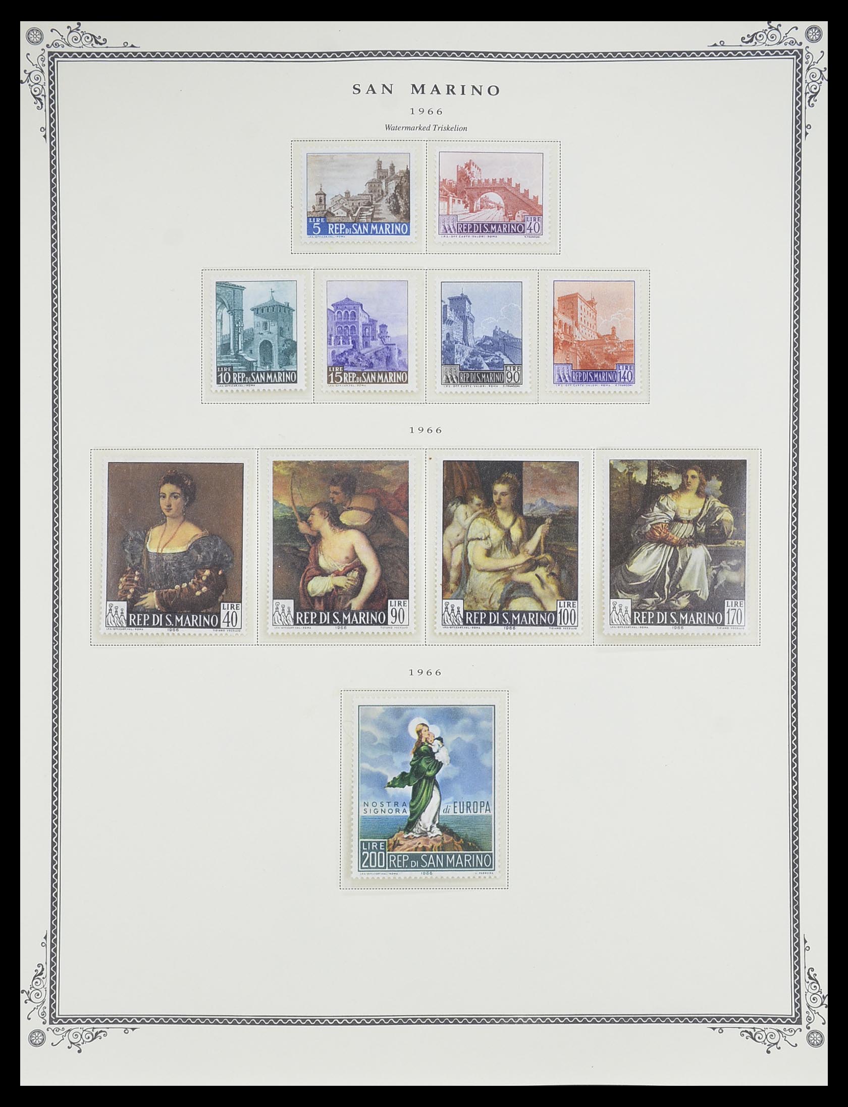 33677 047 - Postzegelverzameling 33677 San Marino 1877-1976.
