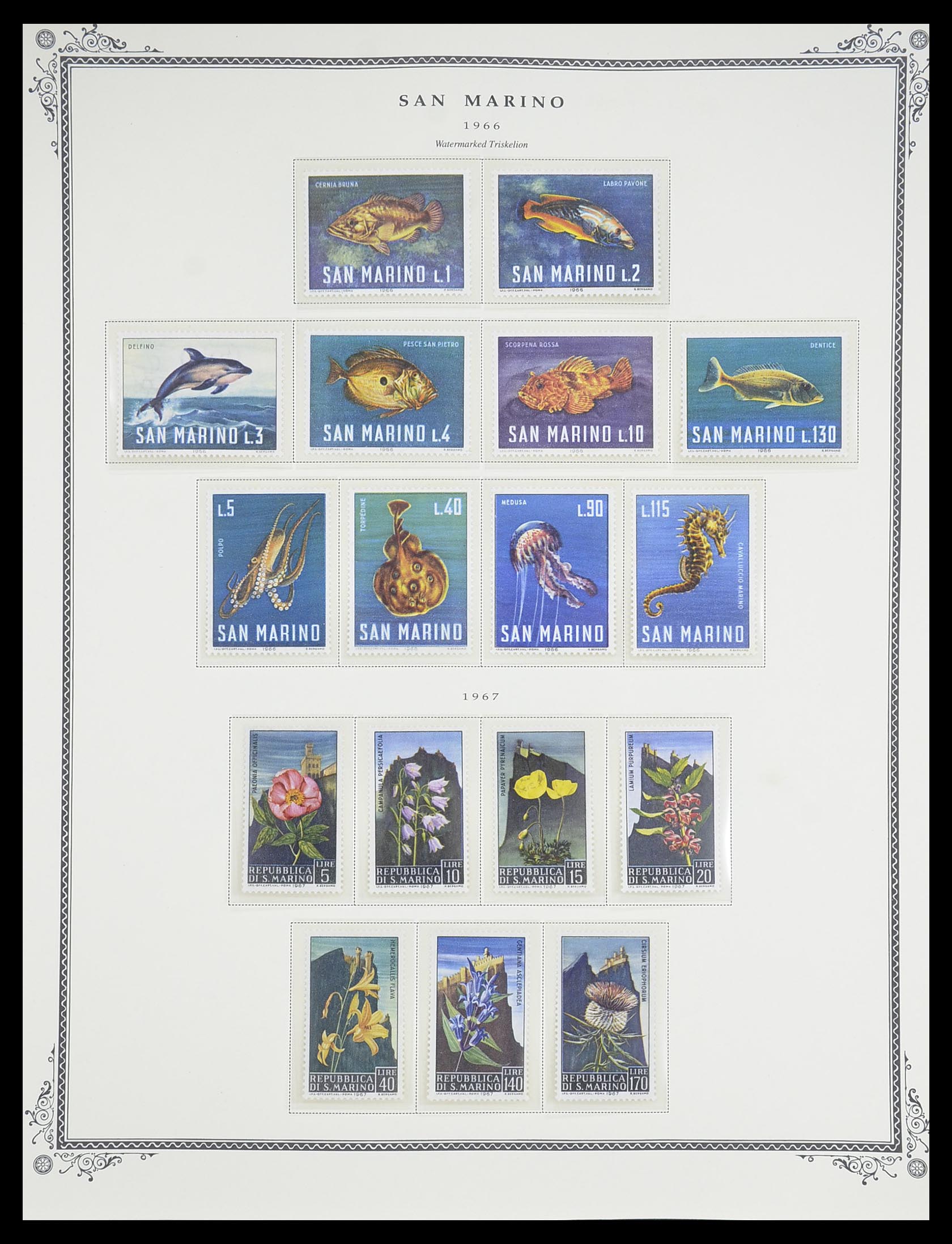 33677 048 - Postzegelverzameling 33677 San Marino 1877-1976.