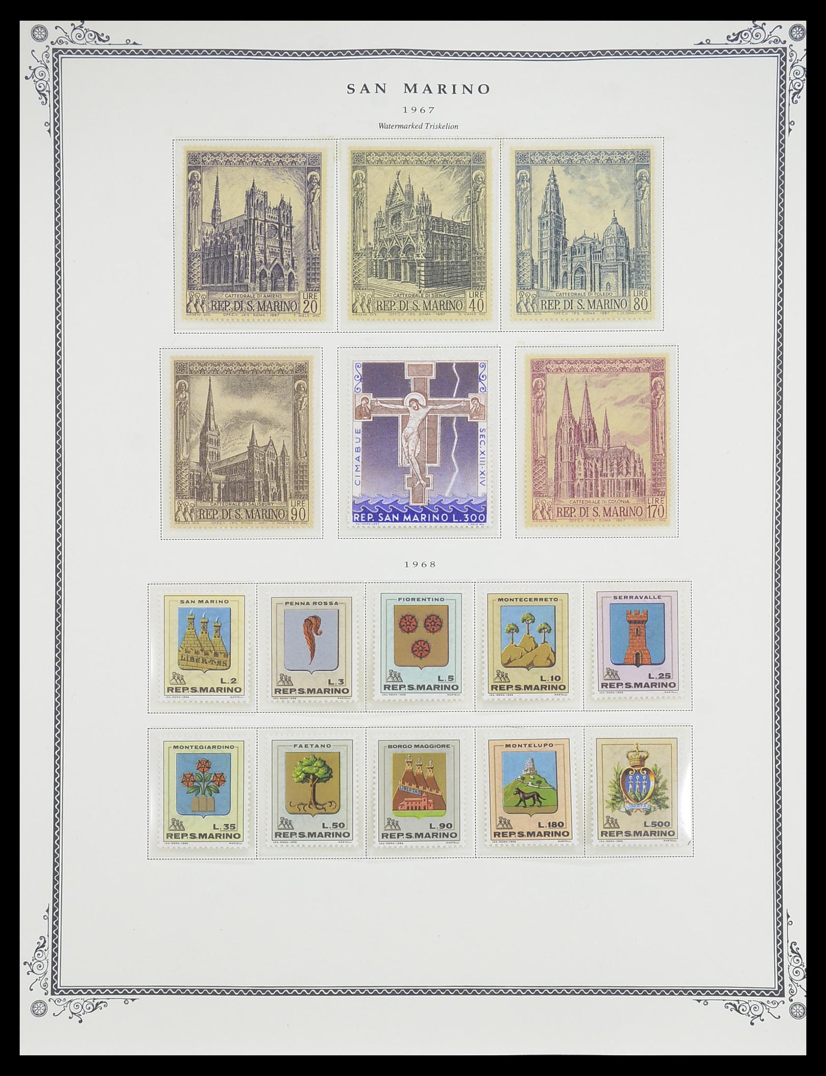 33677 050 - Postzegelverzameling 33677 San Marino 1877-1976.