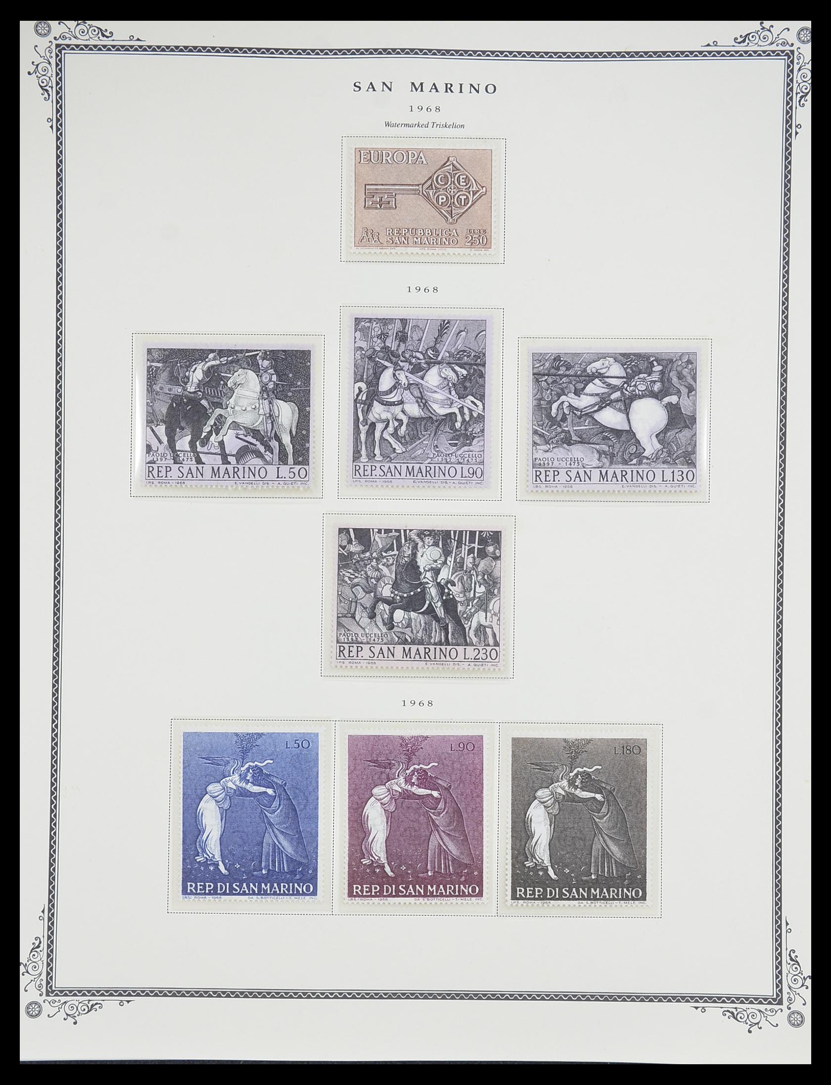 33677 051 - Postzegelverzameling 33677 San Marino 1877-1976.
