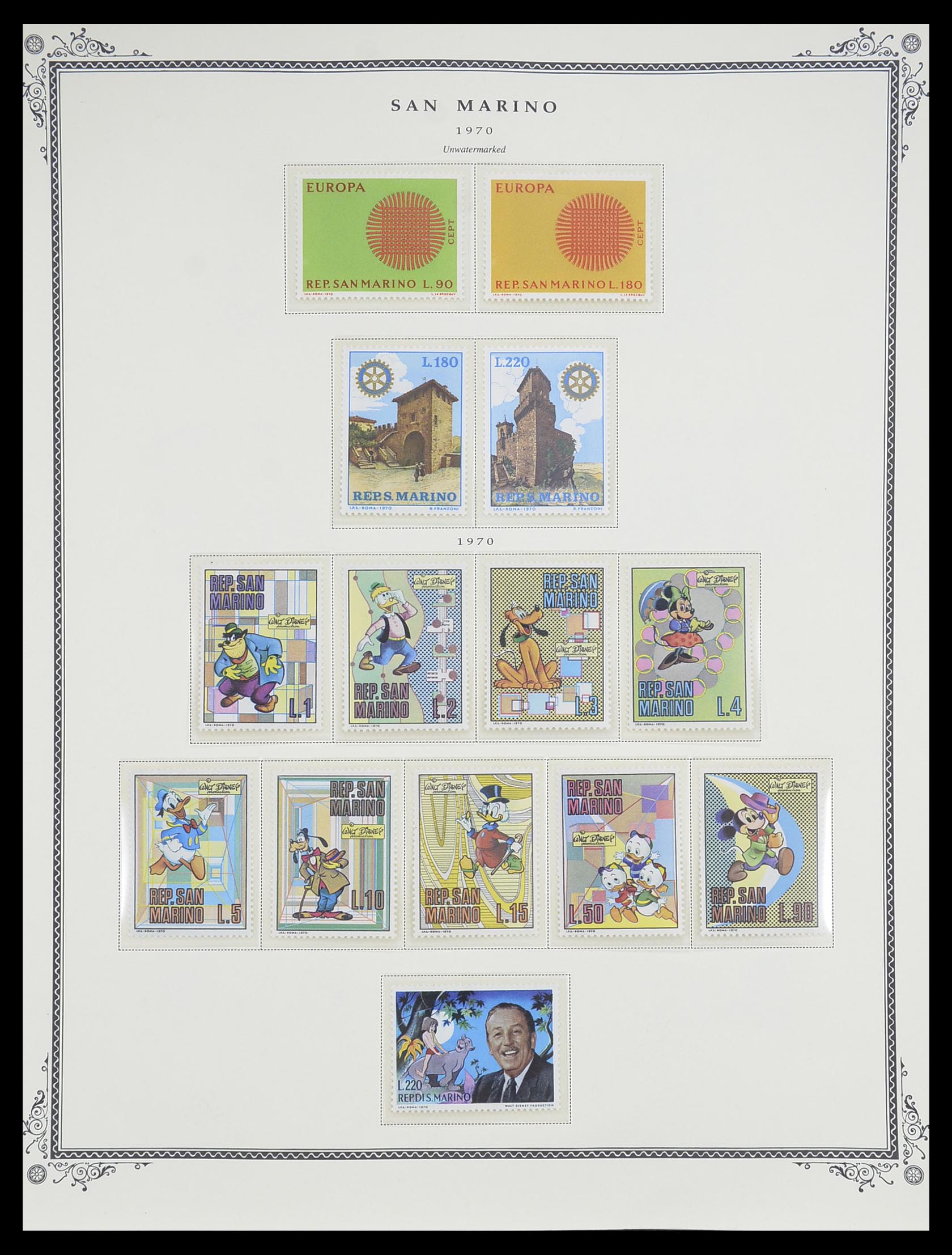 33677 055 - Postzegelverzameling 33677 San Marino 1877-1976.