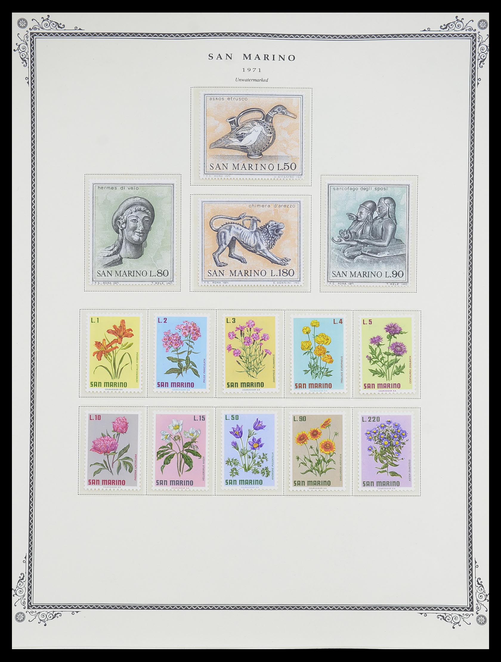 33677 057 - Postzegelverzameling 33677 San Marino 1877-1976.