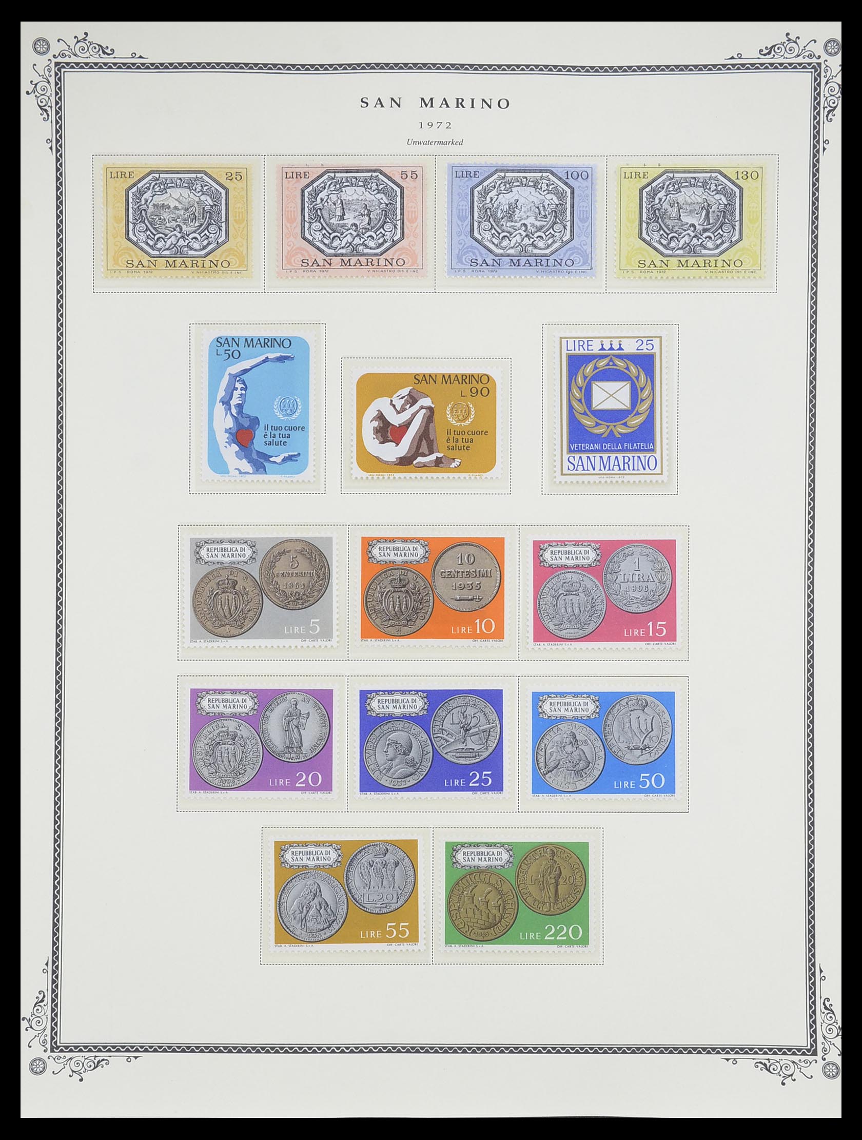 33677 059 - Postzegelverzameling 33677 San Marino 1877-1976.