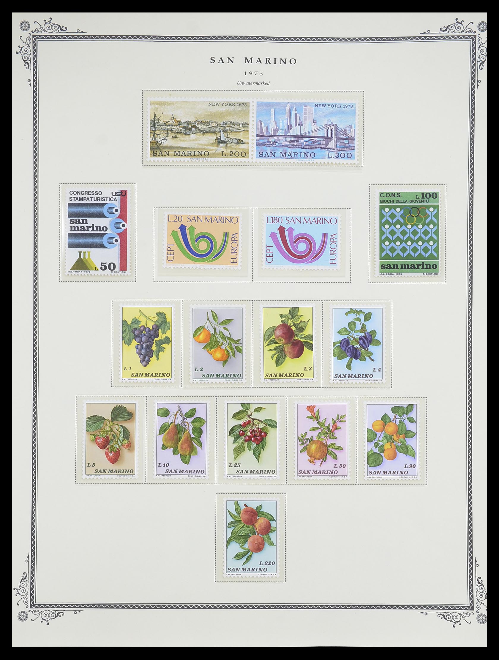 33677 060 - Postzegelverzameling 33677 San Marino 1877-1976.