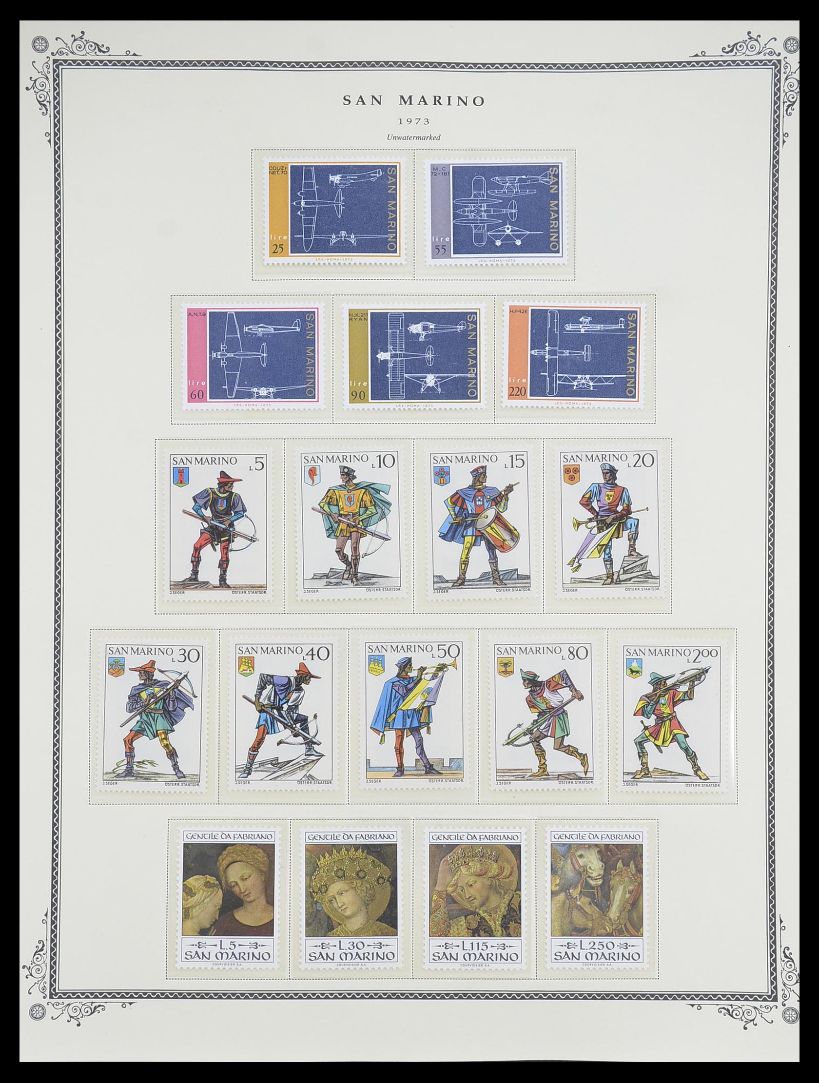 33677 061 - Postzegelverzameling 33677 San Marino 1877-1976.
