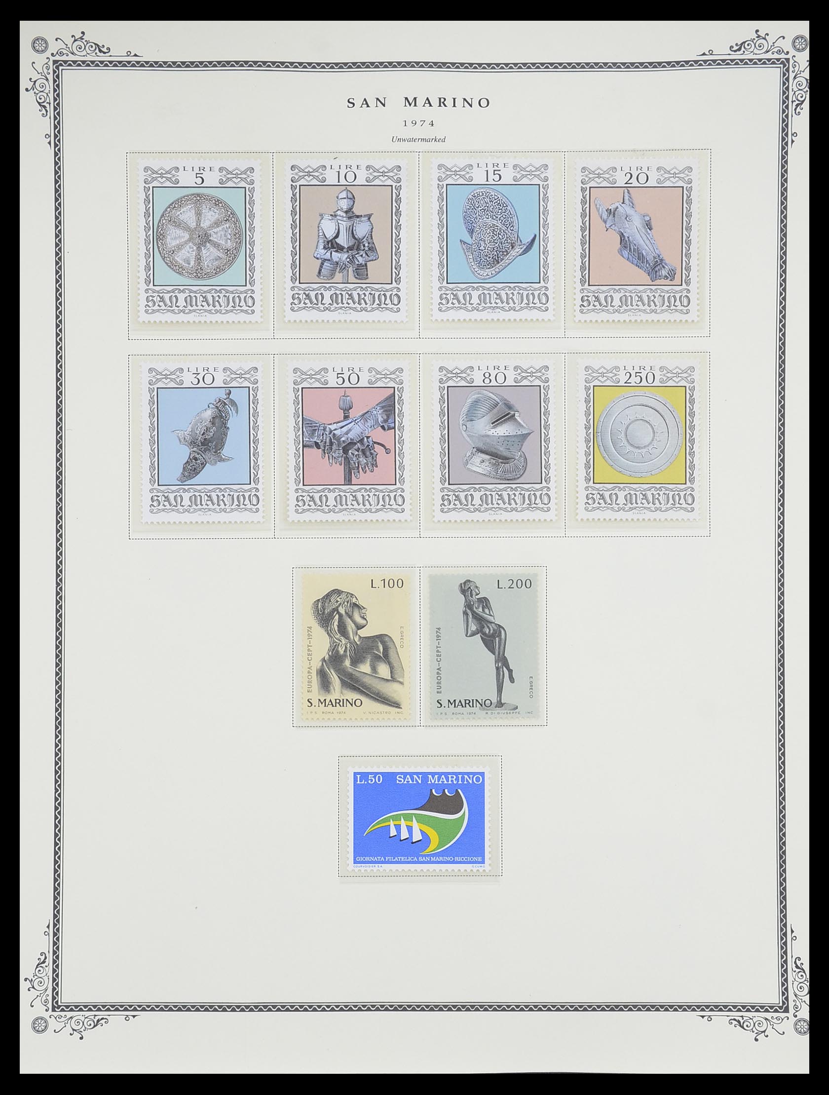 33677 062 - Postzegelverzameling 33677 San Marino 1877-1976.
