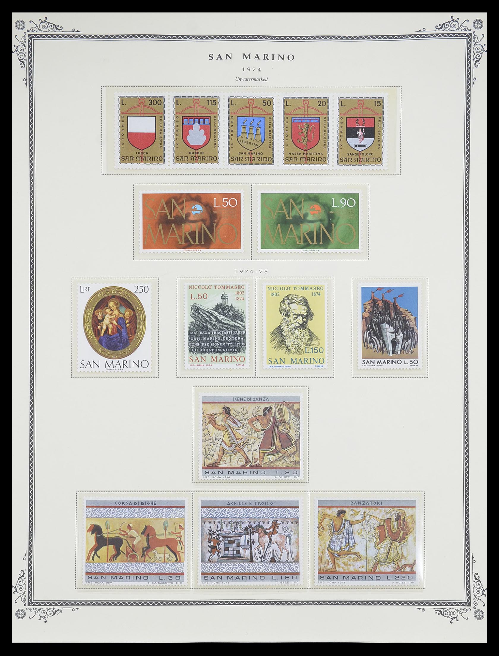 33677 063 - Postzegelverzameling 33677 San Marino 1877-1976.