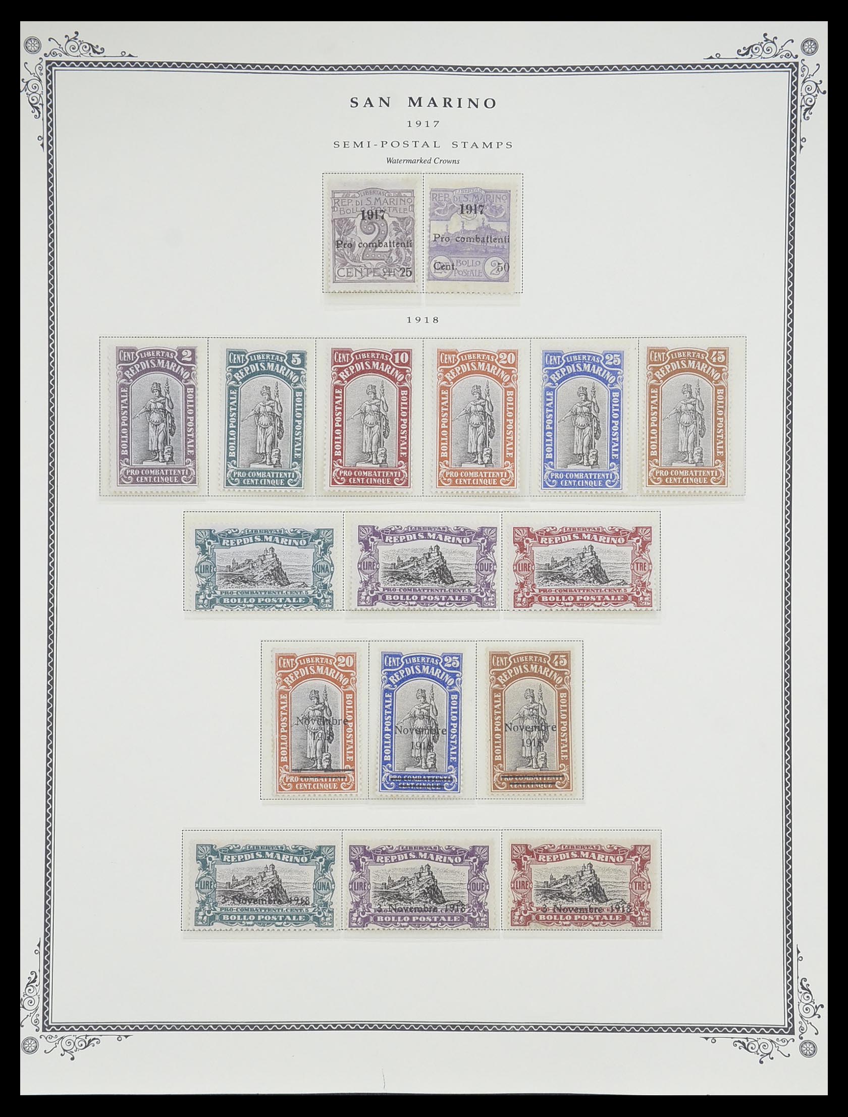 33677 068 - Postzegelverzameling 33677 San Marino 1877-1976.
