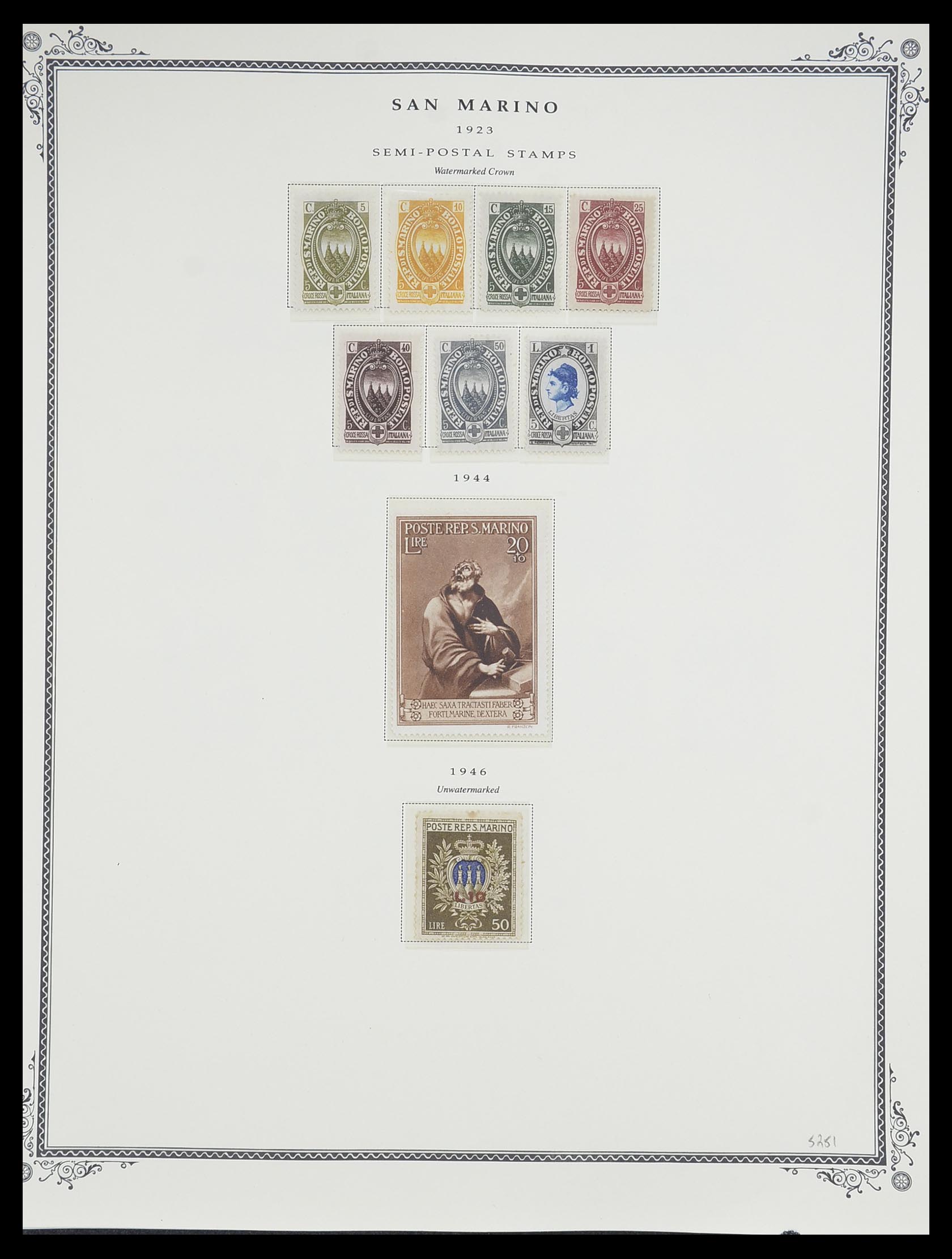 33677 069 - Postzegelverzameling 33677 San Marino 1877-1976.
