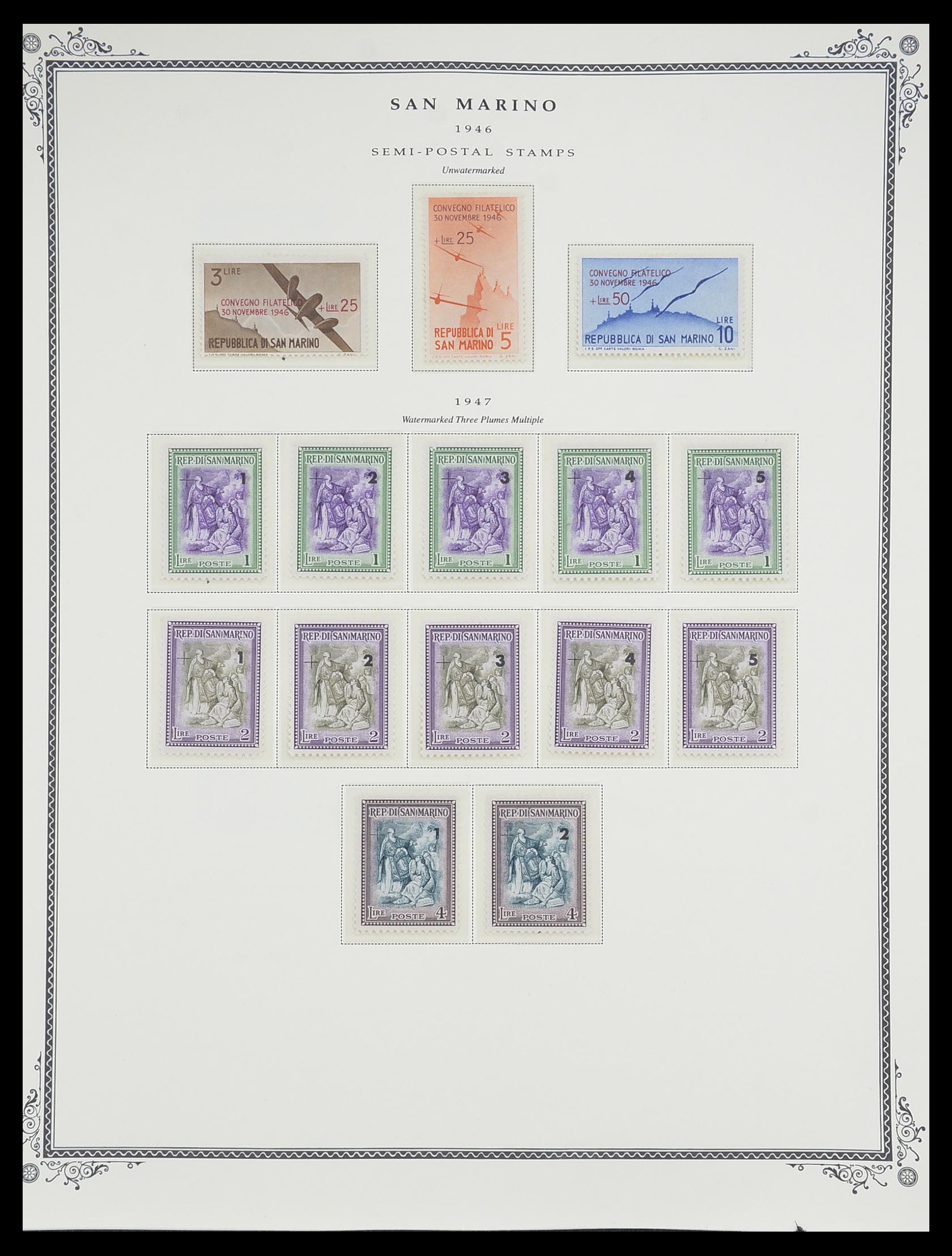 33677 070 - Postzegelverzameling 33677 San Marino 1877-1976.